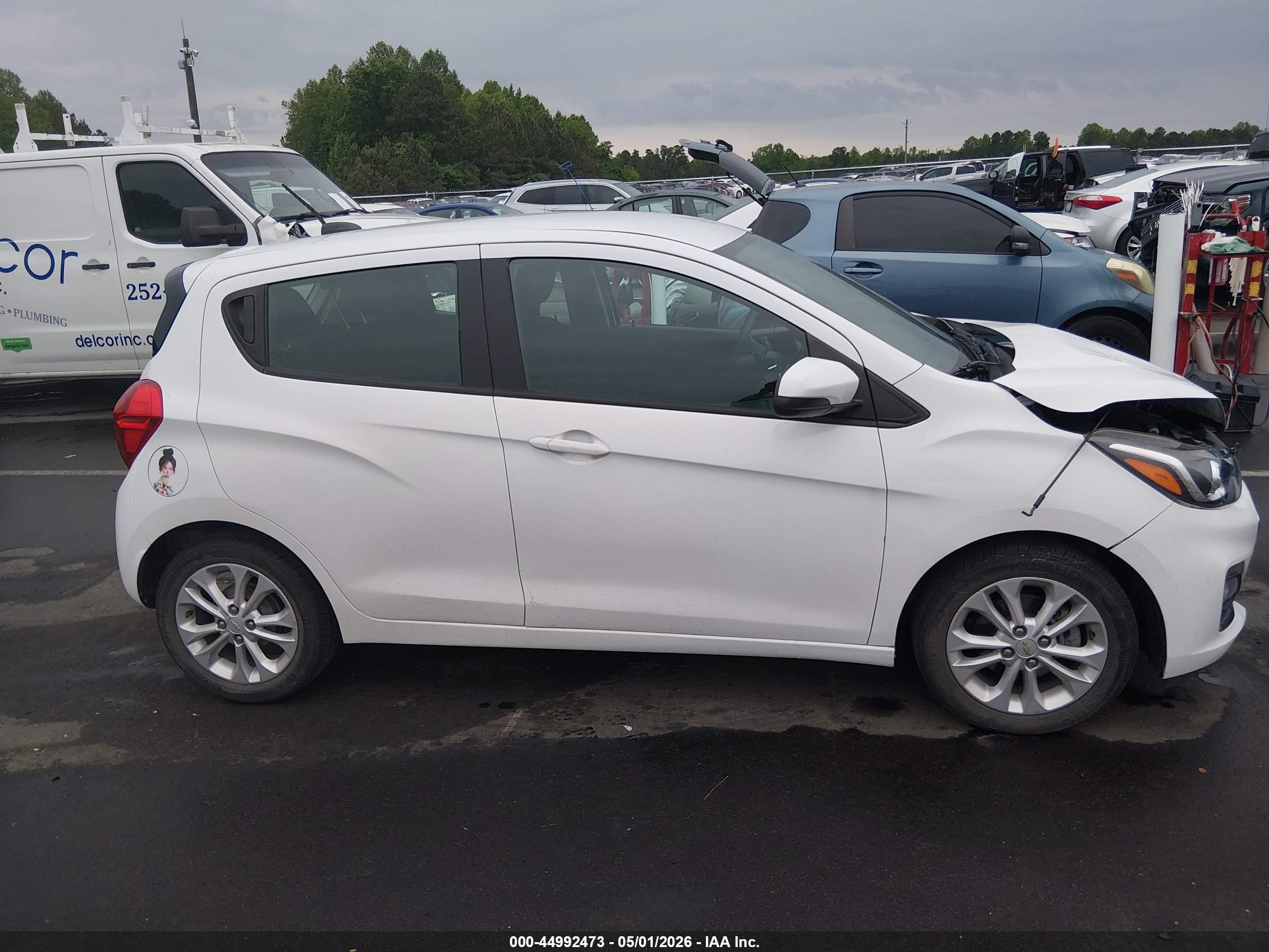 2021 Chevrolet Spark Fwd 1lt Automatic White vin: KL8CD6SA8MC220493