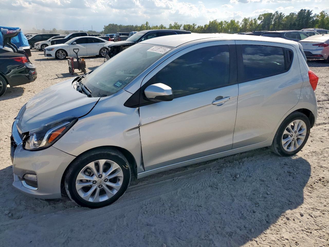 2021 Chevrolet Spark 1lt Silver vin: KL8CD6SA8MC225483