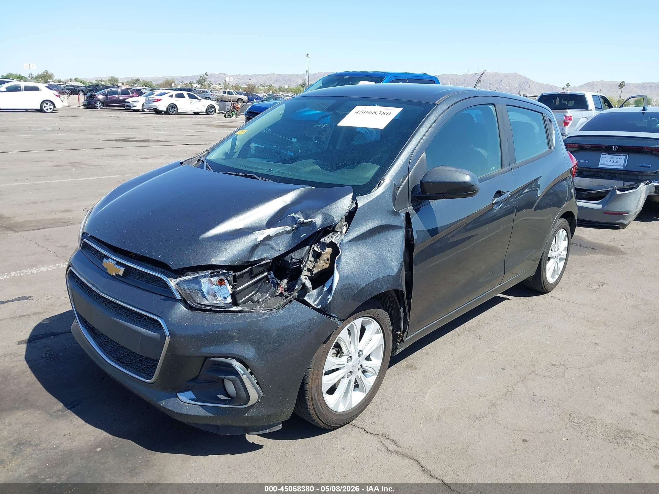 2017 Chevrolet Spark 1lt Cvt Gray vin: KL8CD6SA9HC784322