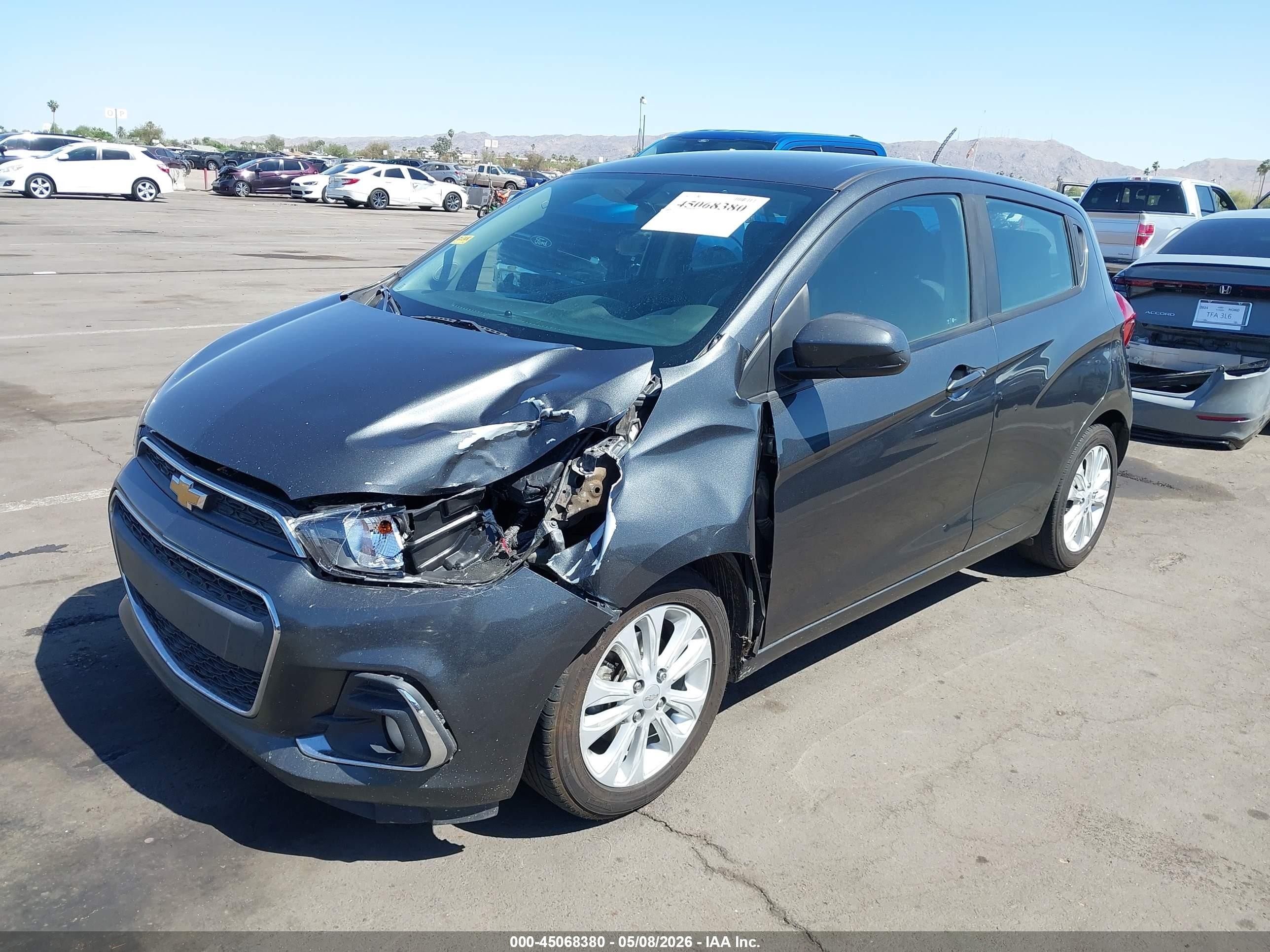 2017 Chevrolet Spark 1lt Cvt Gray vin: KL8CD6SA9HC784322
