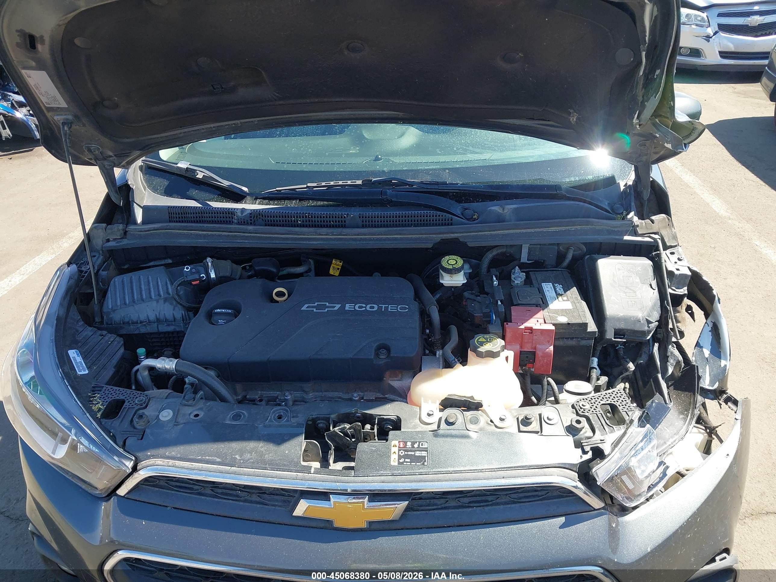 2017 Chevrolet Spark 1lt Cvt Gray vin: KL8CD6SA9HC784322