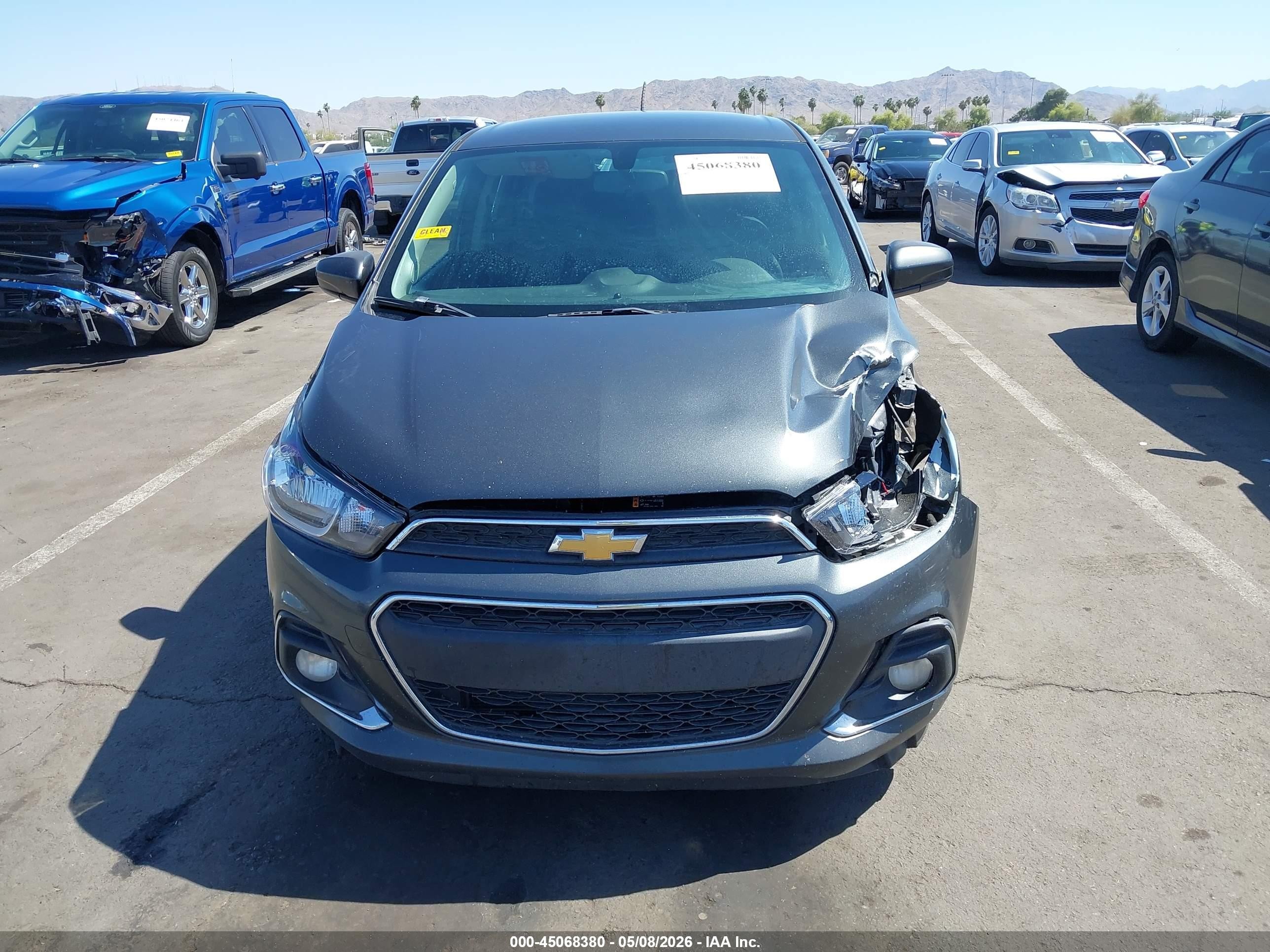 2017 Chevrolet Spark 1lt Cvt Gray vin: KL8CD6SA9HC784322