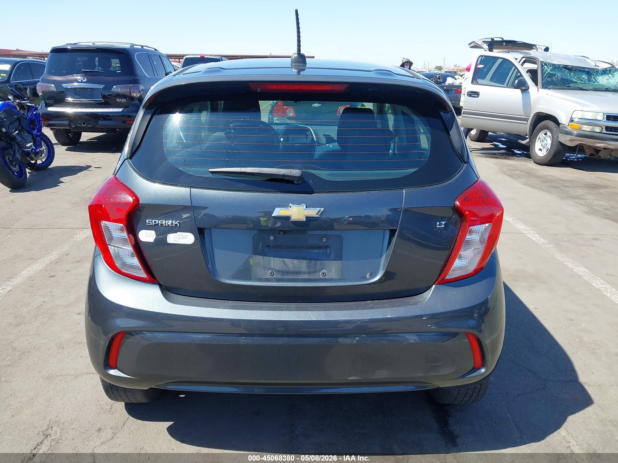 2017 Chevrolet Spark 1lt Cvt Gray vin: KL8CD6SA9HC784322