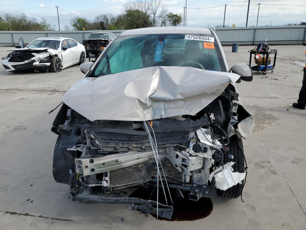 2021 Chevrolet Spark 1lt Cream vin: KL8CD6SA9MC745062