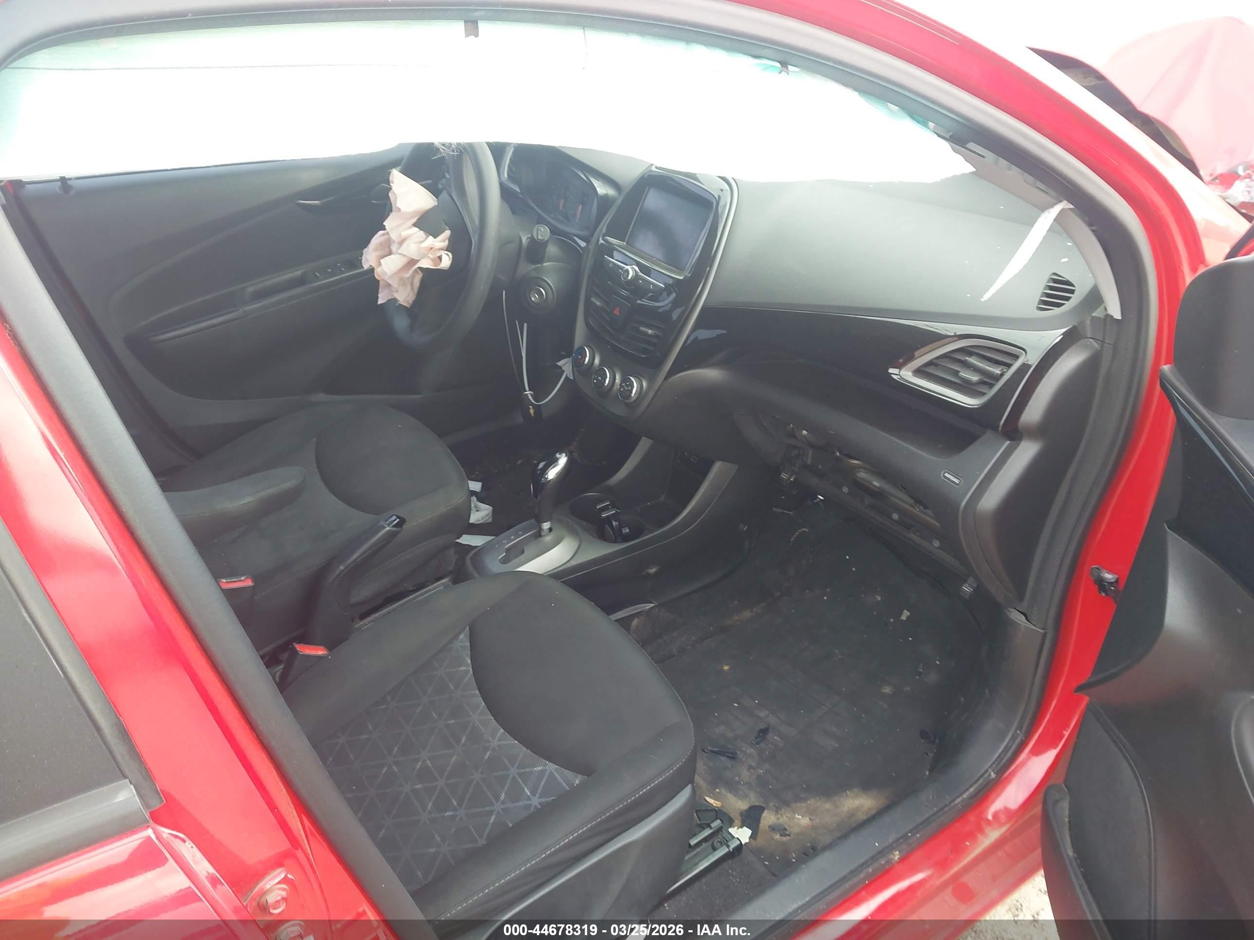 2021 Chevrolet Spark Fwd 1lt Automatic Red vin: KL8CD6SAXMC730876