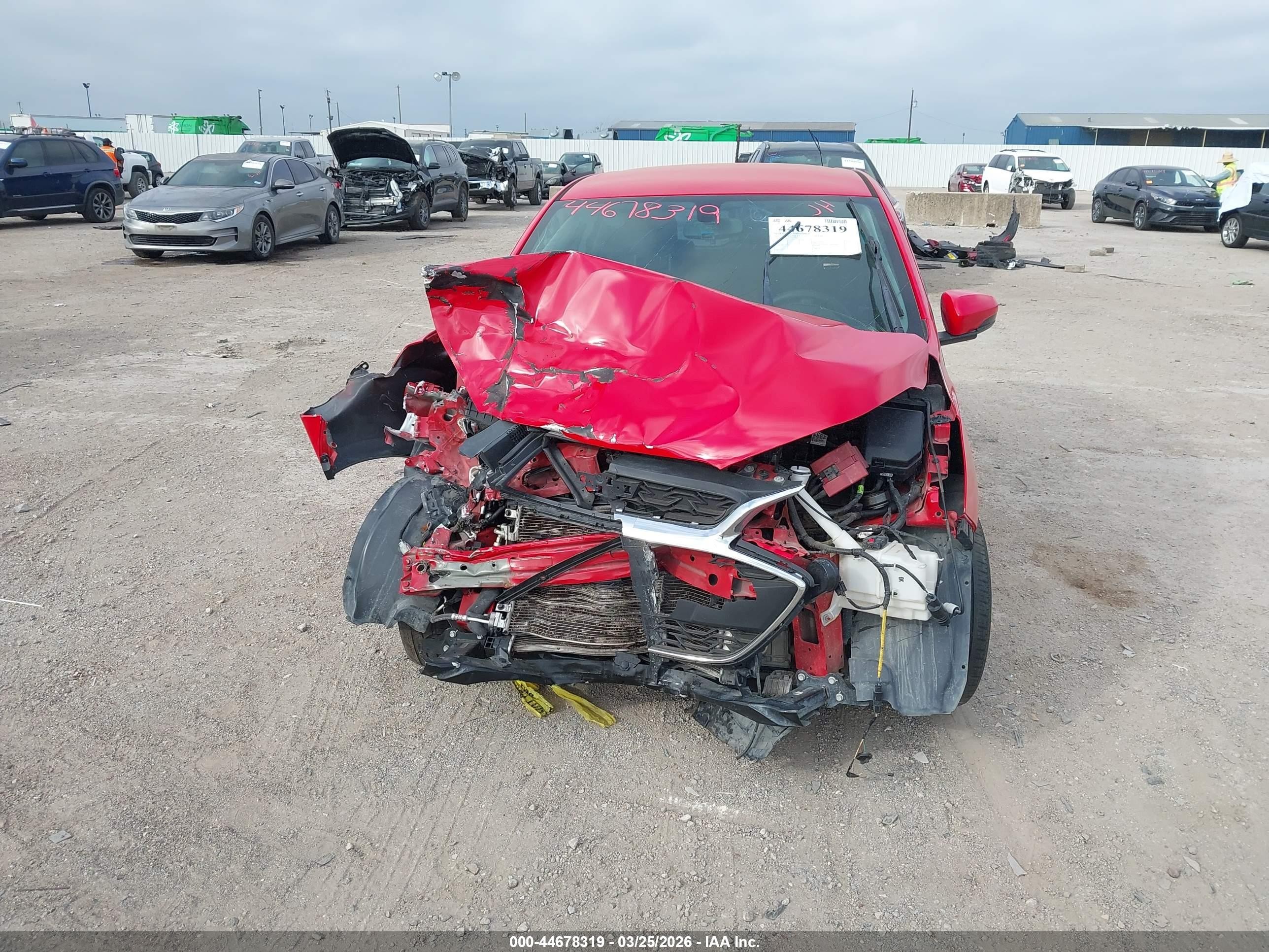 2021 Chevrolet Spark Fwd 1lt Automatic Red vin: KL8CD6SAXMC730876