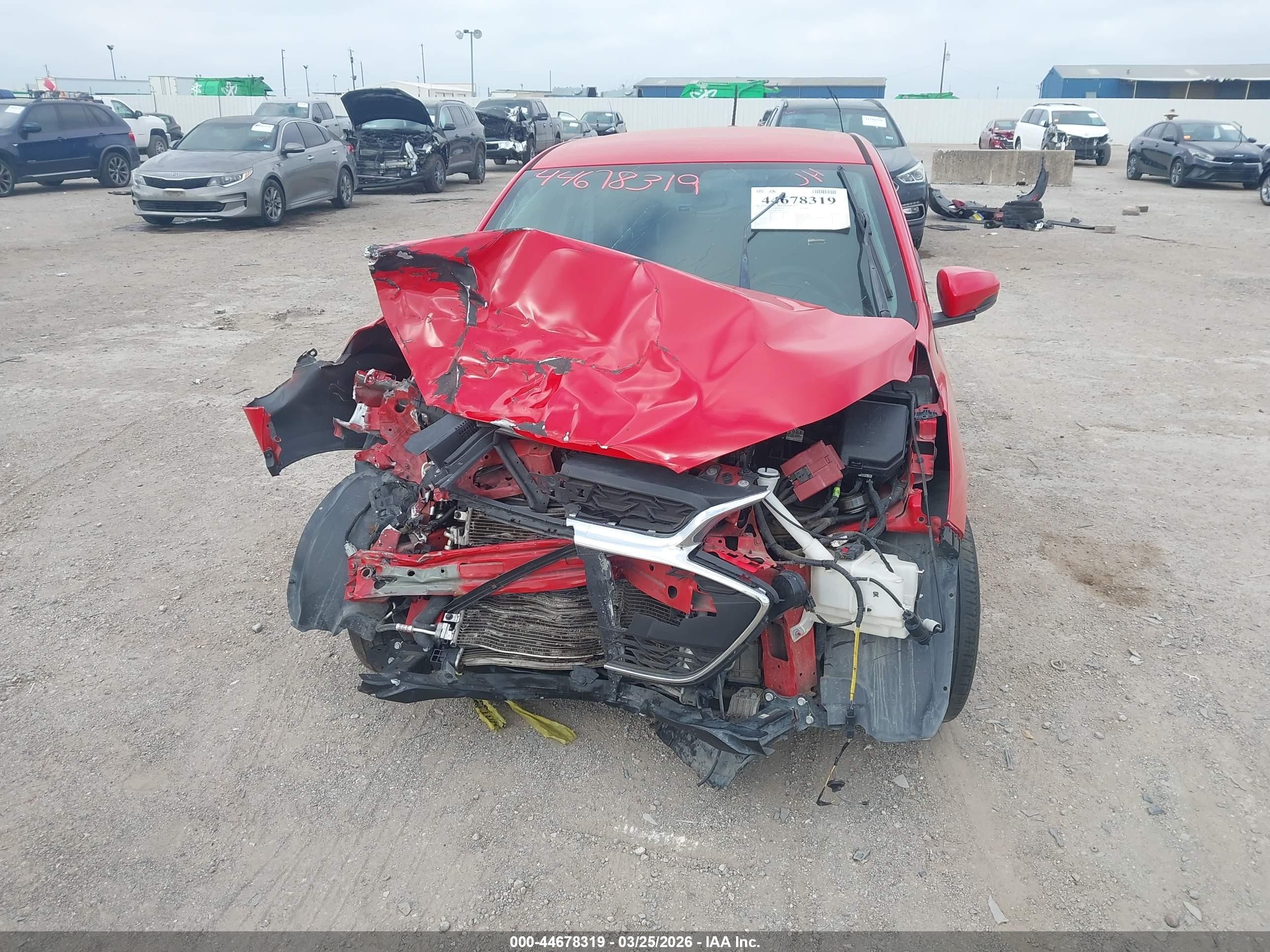 2021 Chevrolet Spark Fwd 1lt Automatic Red vin: KL8CD6SAXMC730876