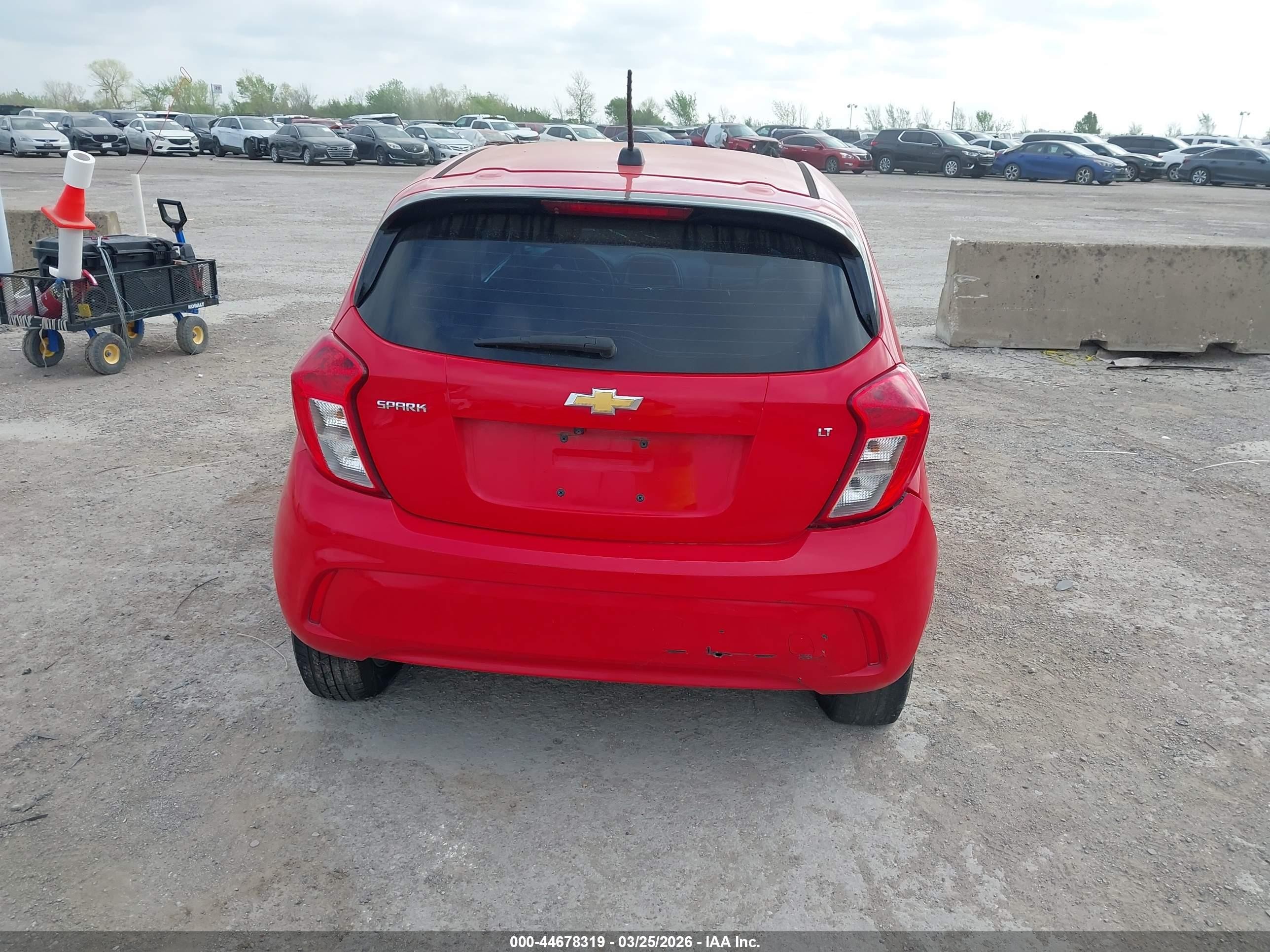 2021 Chevrolet Spark Fwd 1lt Automatic Red vin: KL8CD6SAXMC730876