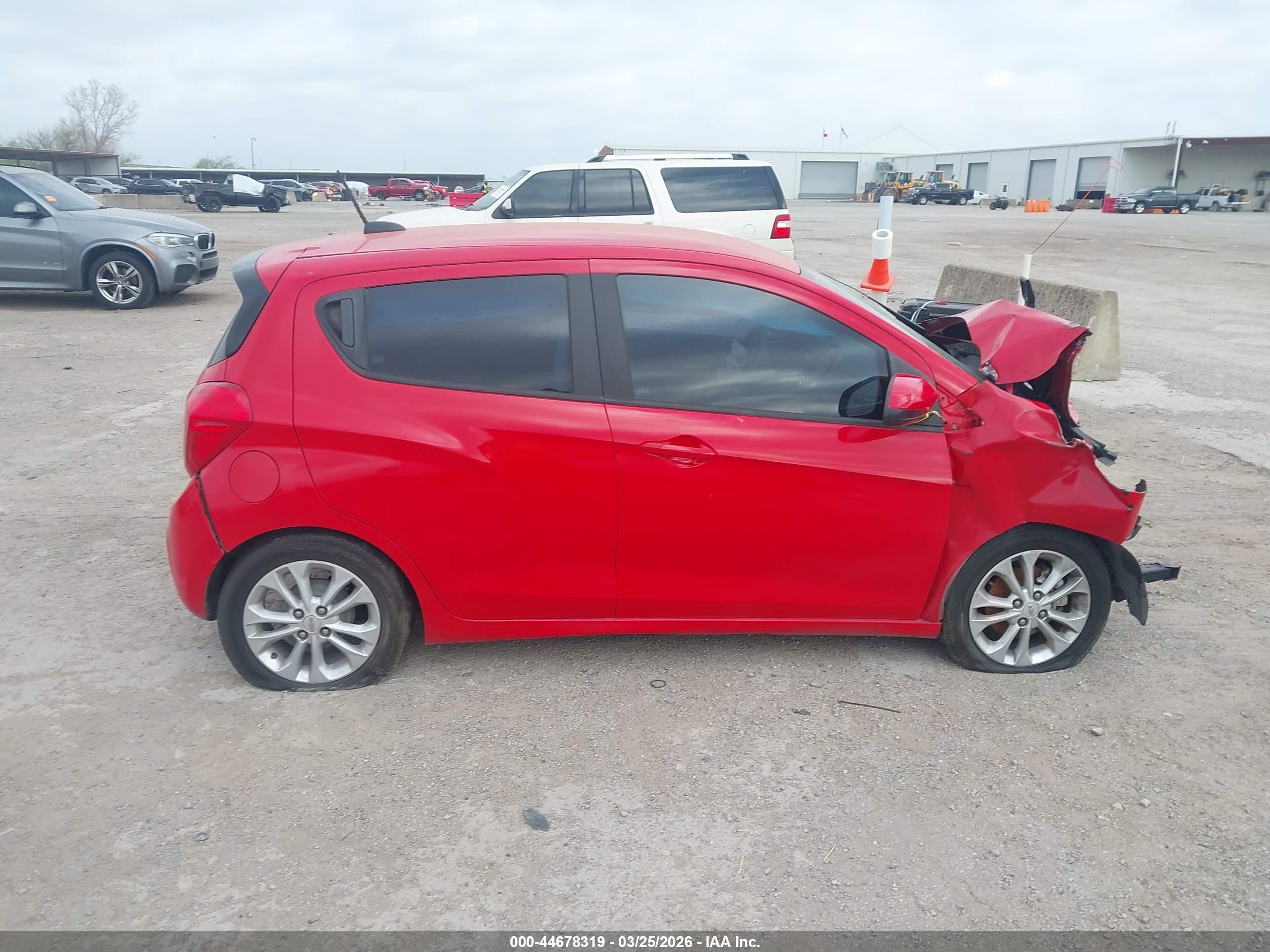 2021 Chevrolet Spark Fwd 1lt Automatic Red vin: KL8CD6SAXMC730876
