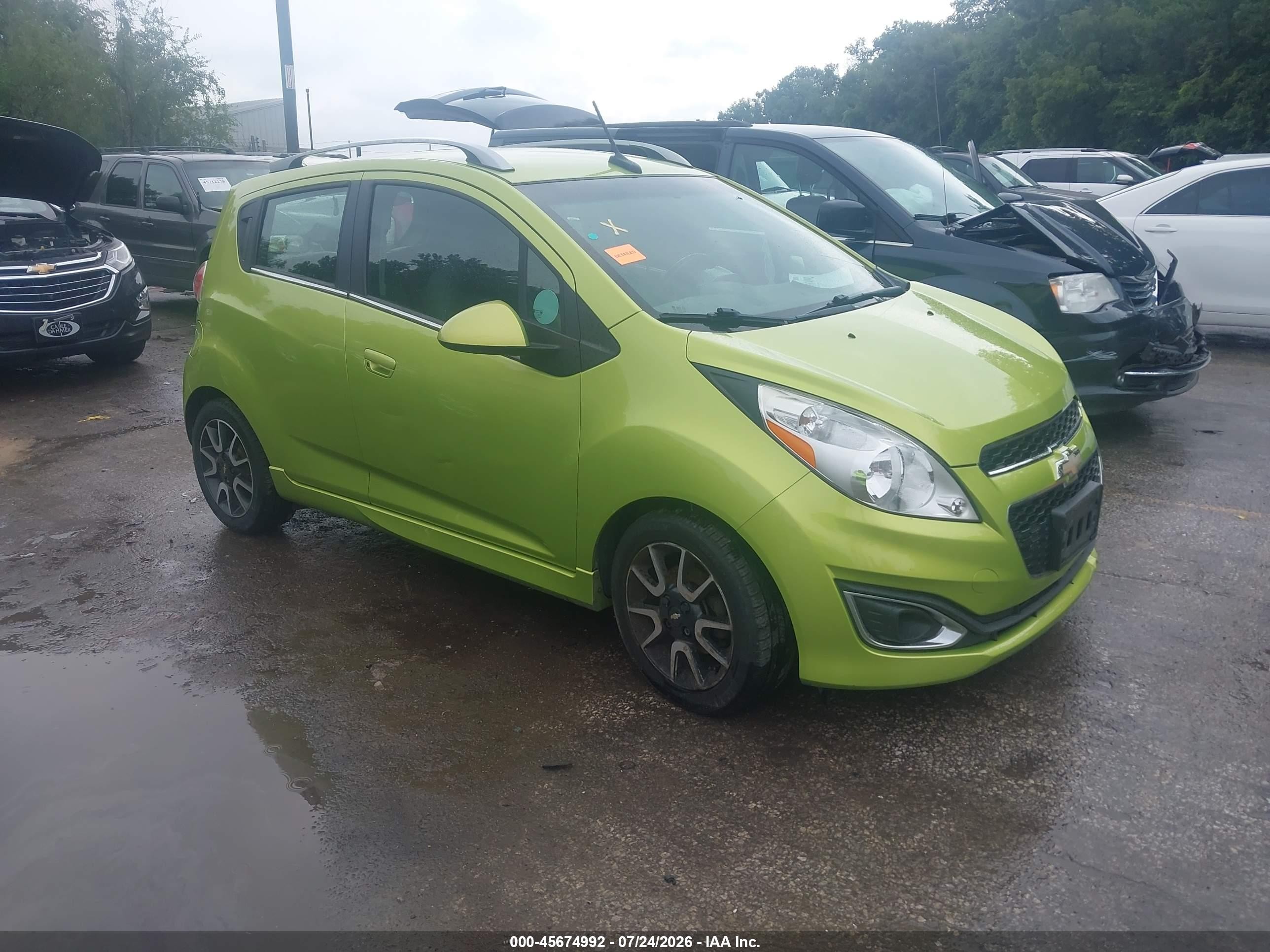 2013 Chevrolet Spark 2lt Manual Green vin: KL8CE6S92DC507587