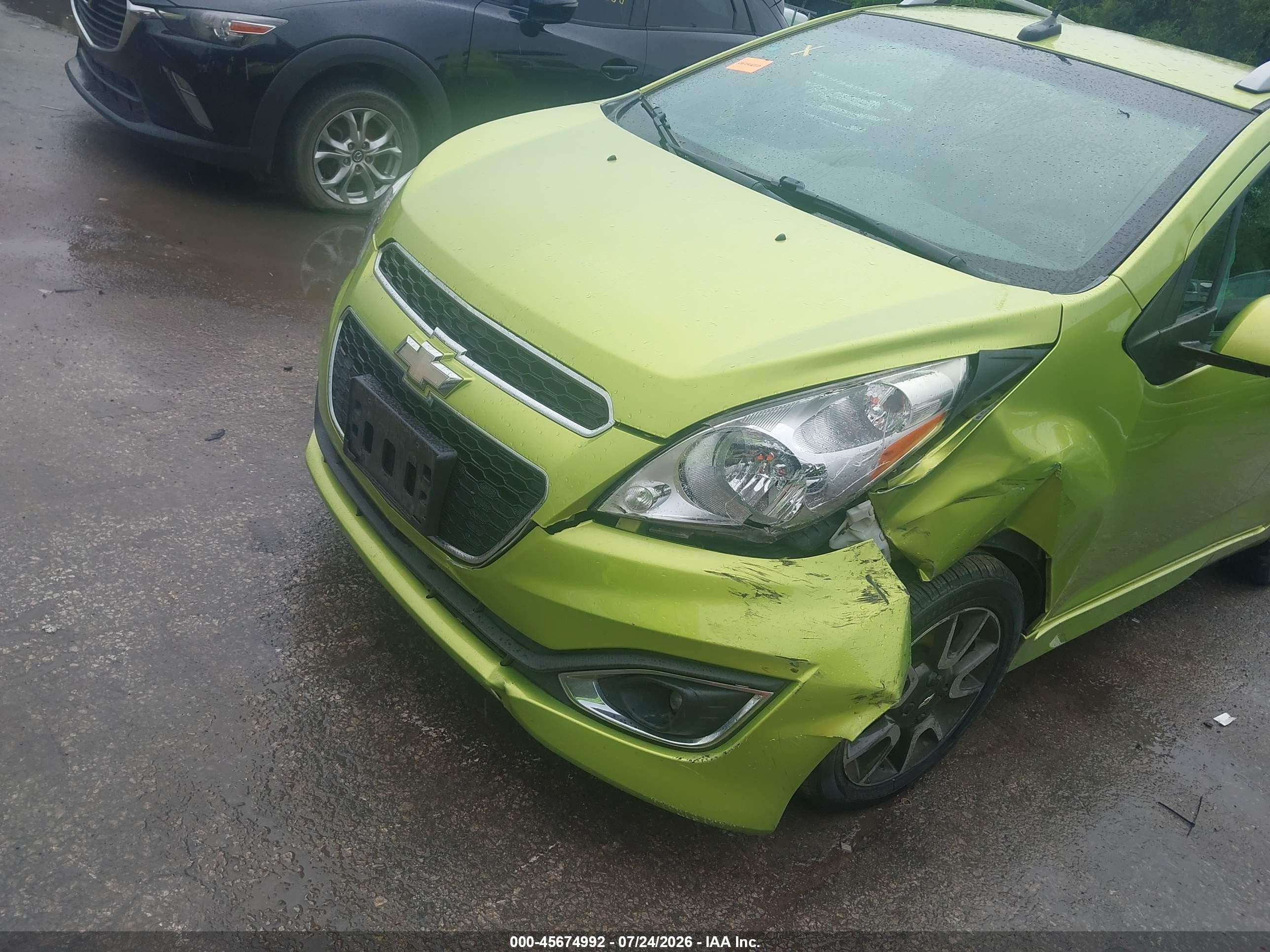 2013 Chevrolet Spark 2lt Manual Green vin: KL8CE6S92DC507587
