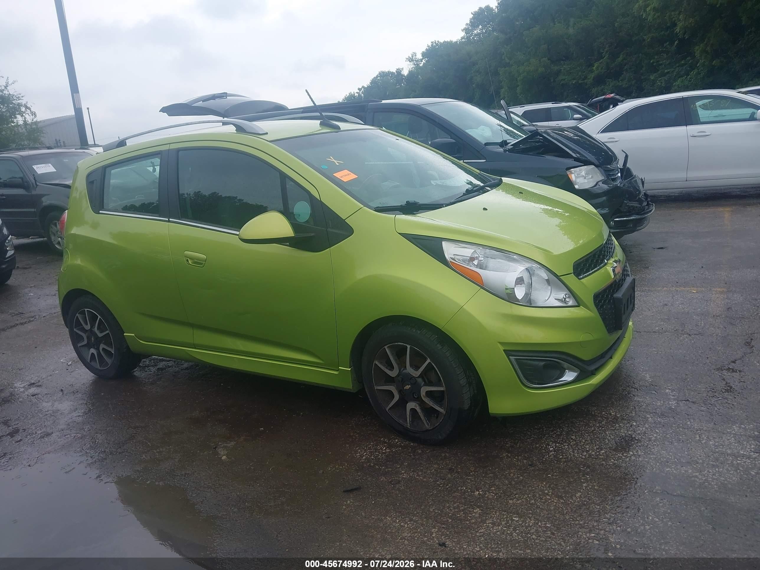 2013 Chevrolet Spark 2lt Manual Green vin: KL8CE6S92DC507587