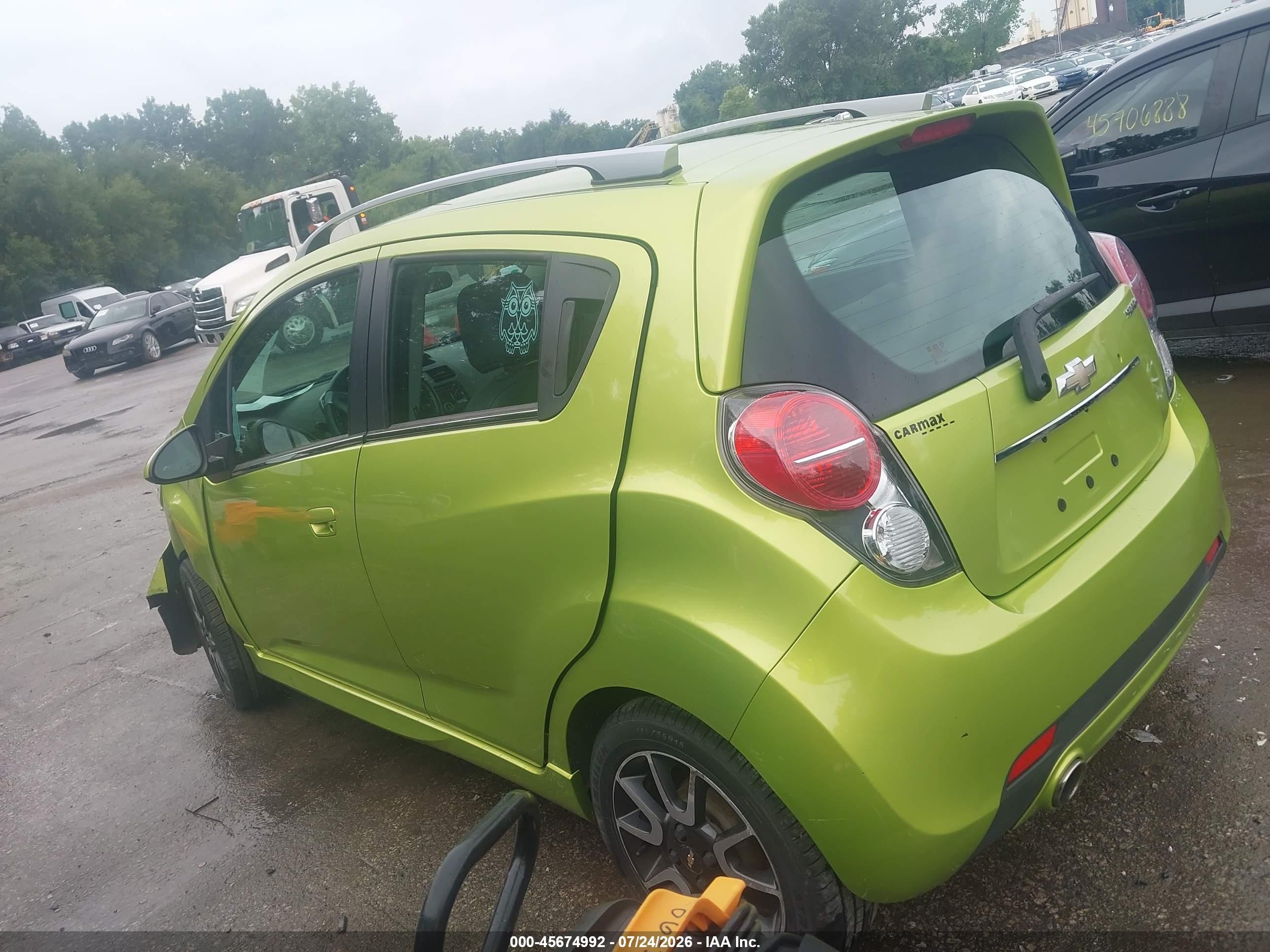 2013 Chevrolet Spark 2lt Manual Green vin: KL8CE6S92DC507587