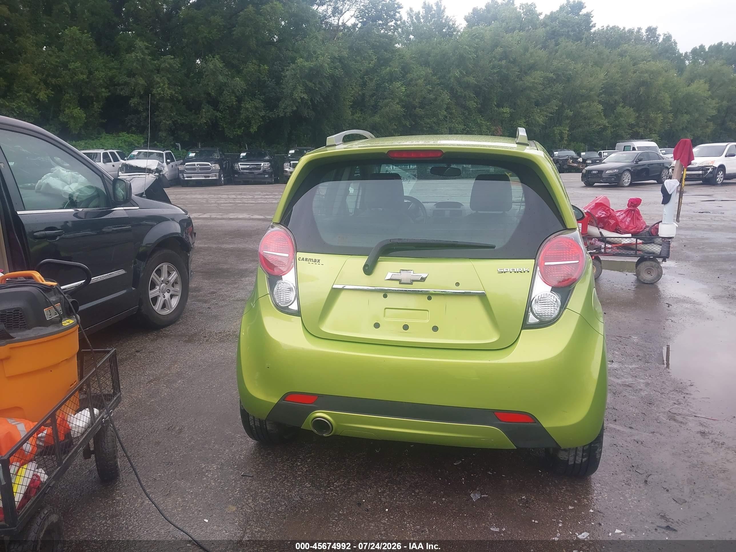 2013 Chevrolet Spark 2lt Manual Green vin: KL8CE6S92DC507587