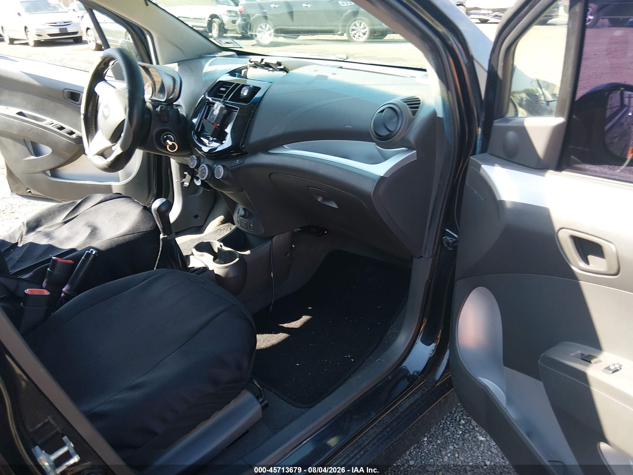 2013 Chevrolet Spark 2lt Manual Black vin: KL8CE6S93DC560072