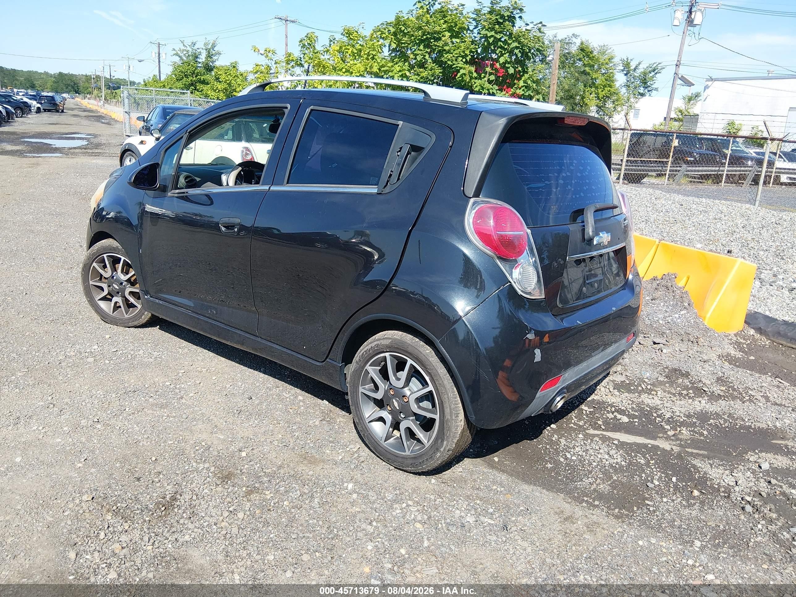2013 Chevrolet Spark 2lt Manual Black vin: KL8CE6S93DC560072