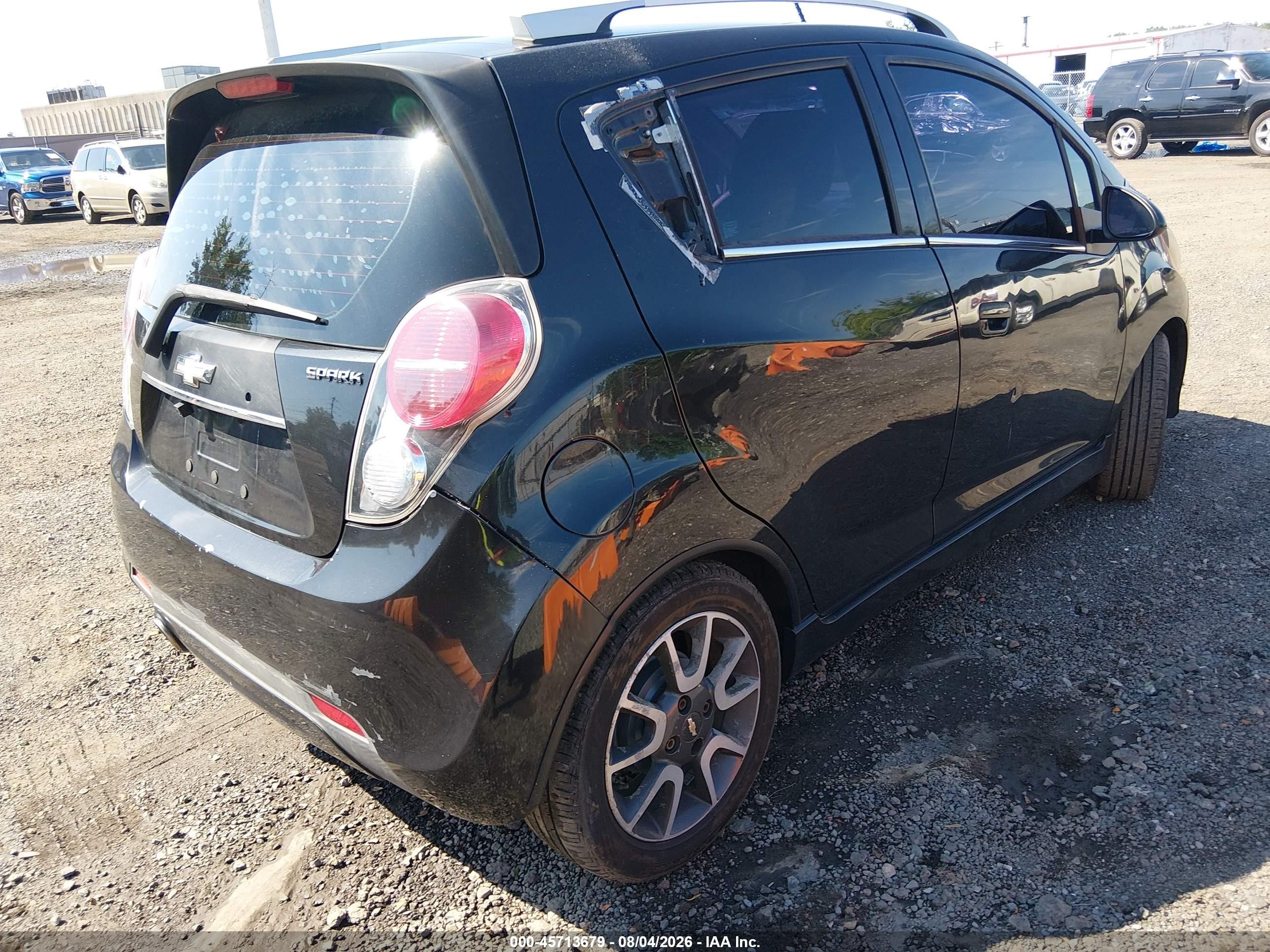 2013 Chevrolet Spark 2lt Manual Black vin: KL8CE6S93DC560072