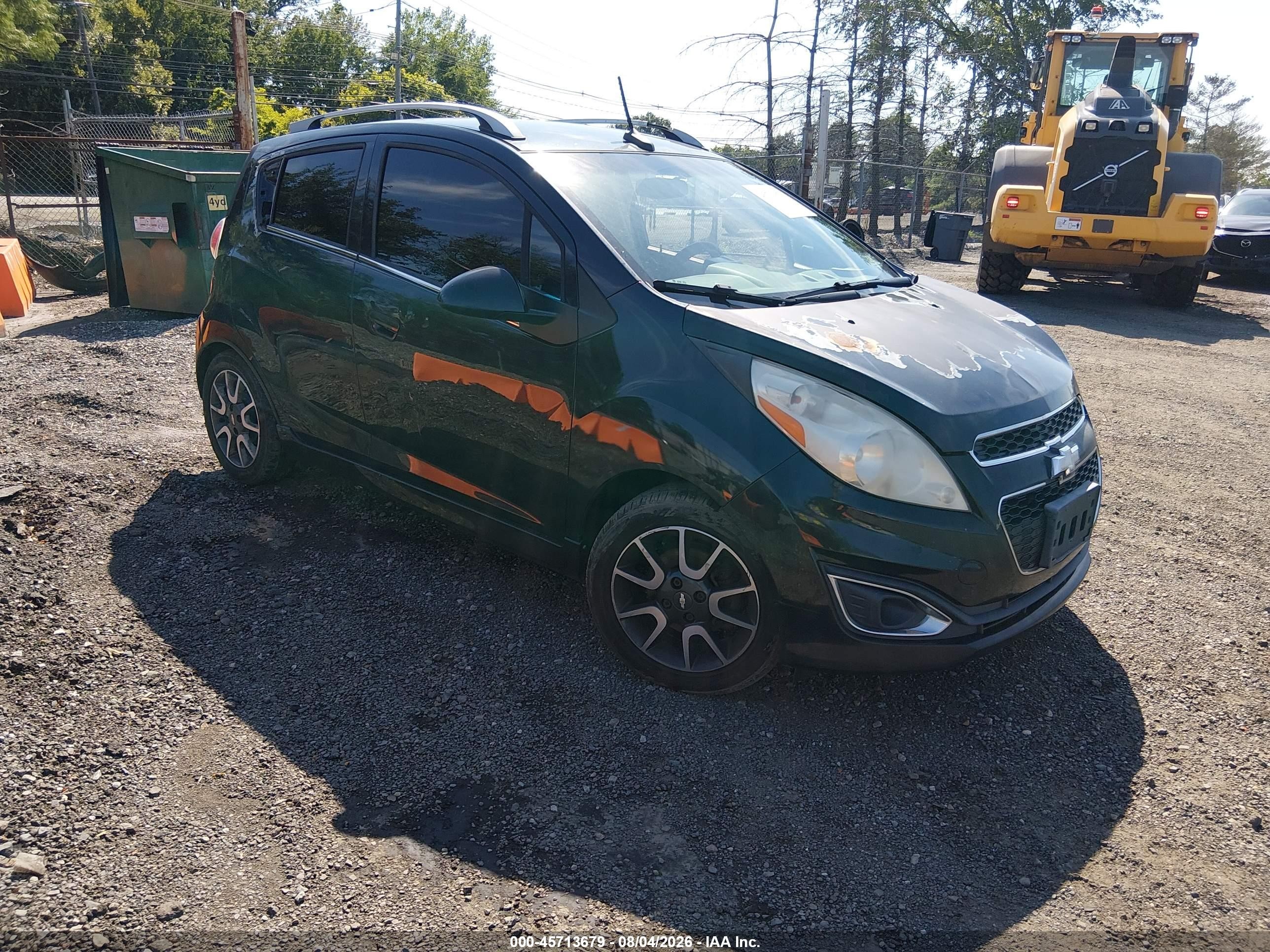 2013 Chevrolet Spark 2lt Manual Black vin: KL8CE6S93DC560072