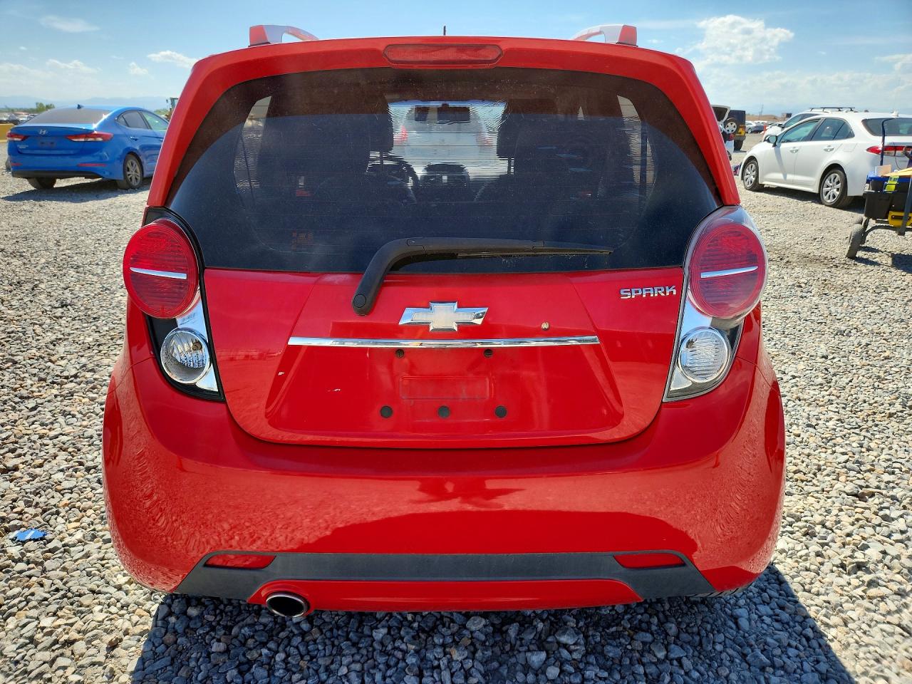 2013 Chevrolet Spark 2lt Red vin: KL8CE6S97DC506628