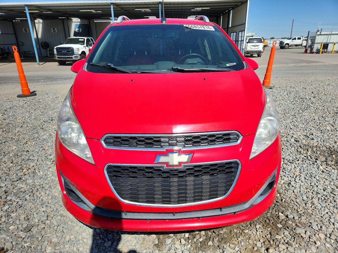 2013 Chevrolet Spark 2lt Red vin: KL8CE6S97DC506628