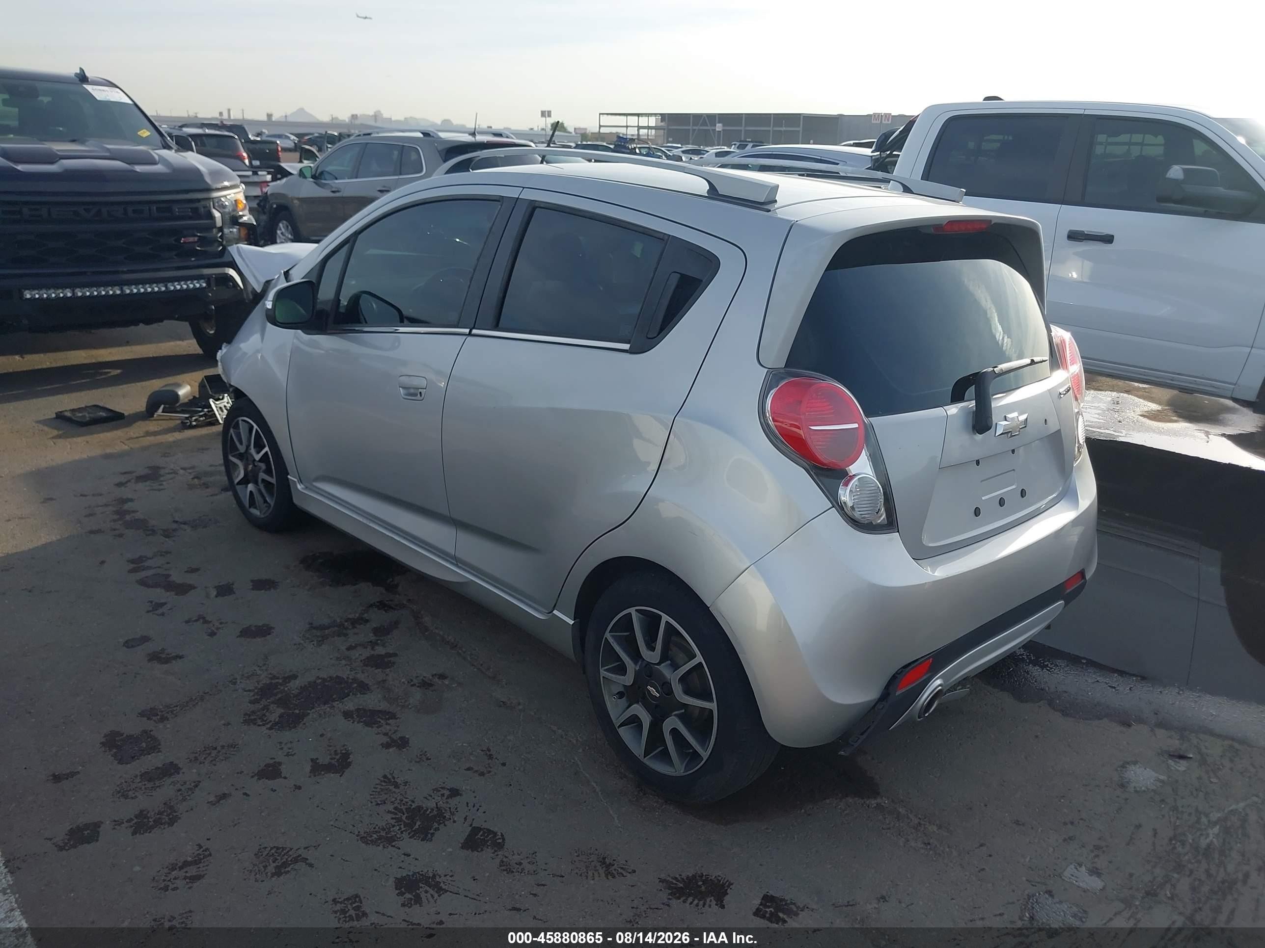2014 Chevrolet Spark 2lt Auto Silver vin: KL8CF6S90EC423475