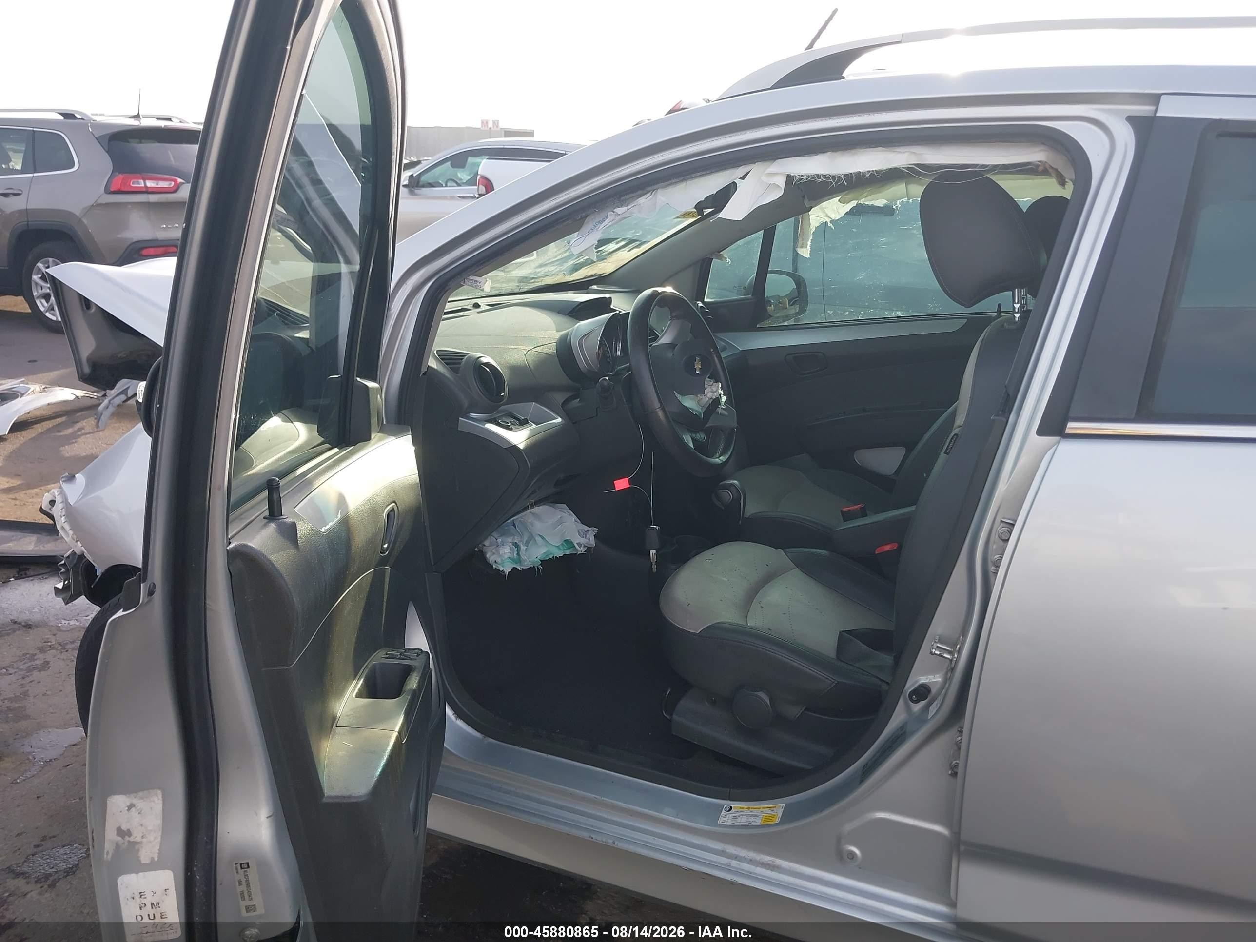 2014 Chevrolet Spark 2lt Auto Silver vin: KL8CF6S90EC423475