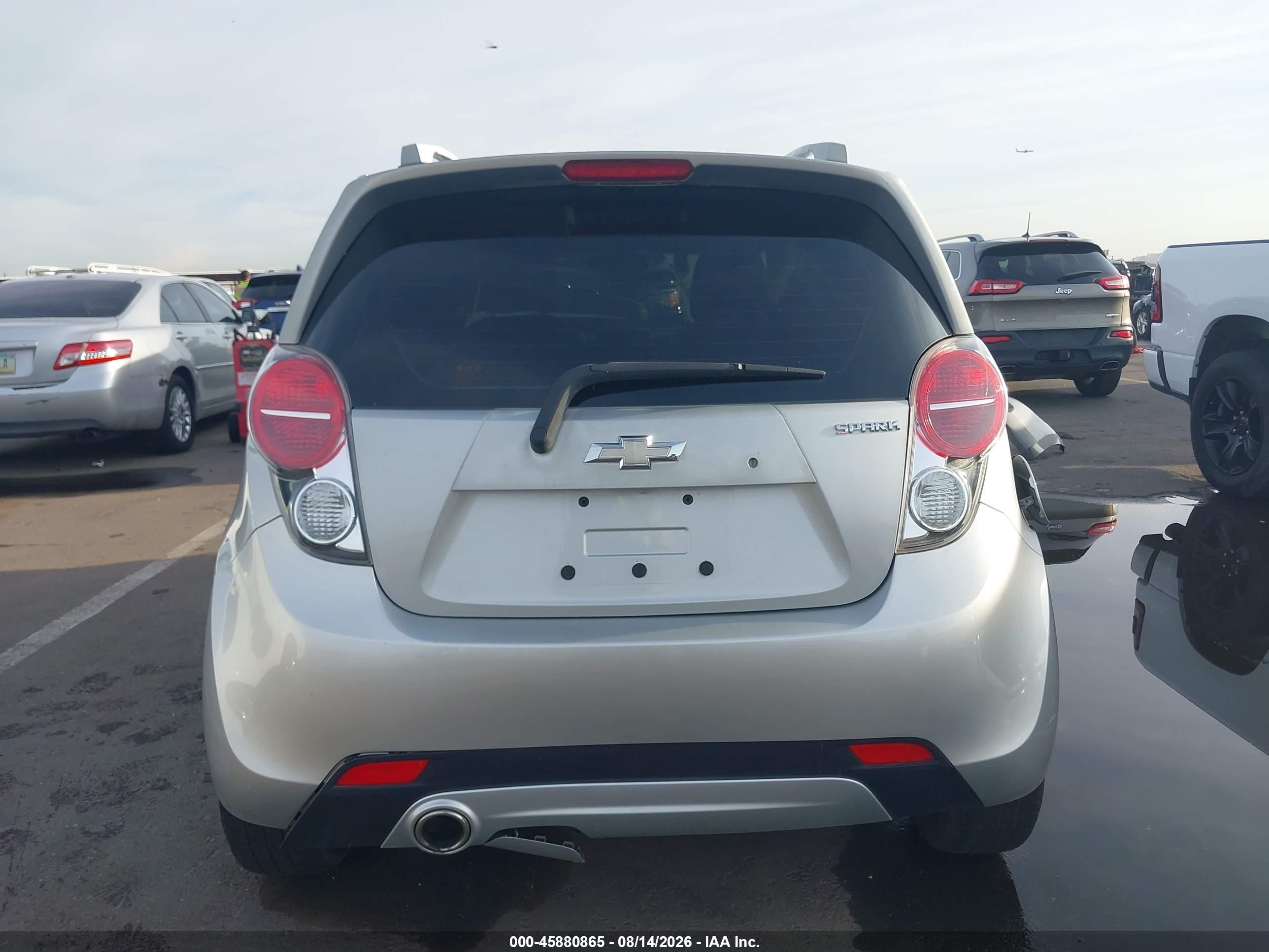 2014 Chevrolet Spark 2lt Auto Silver vin: KL8CF6S90EC423475