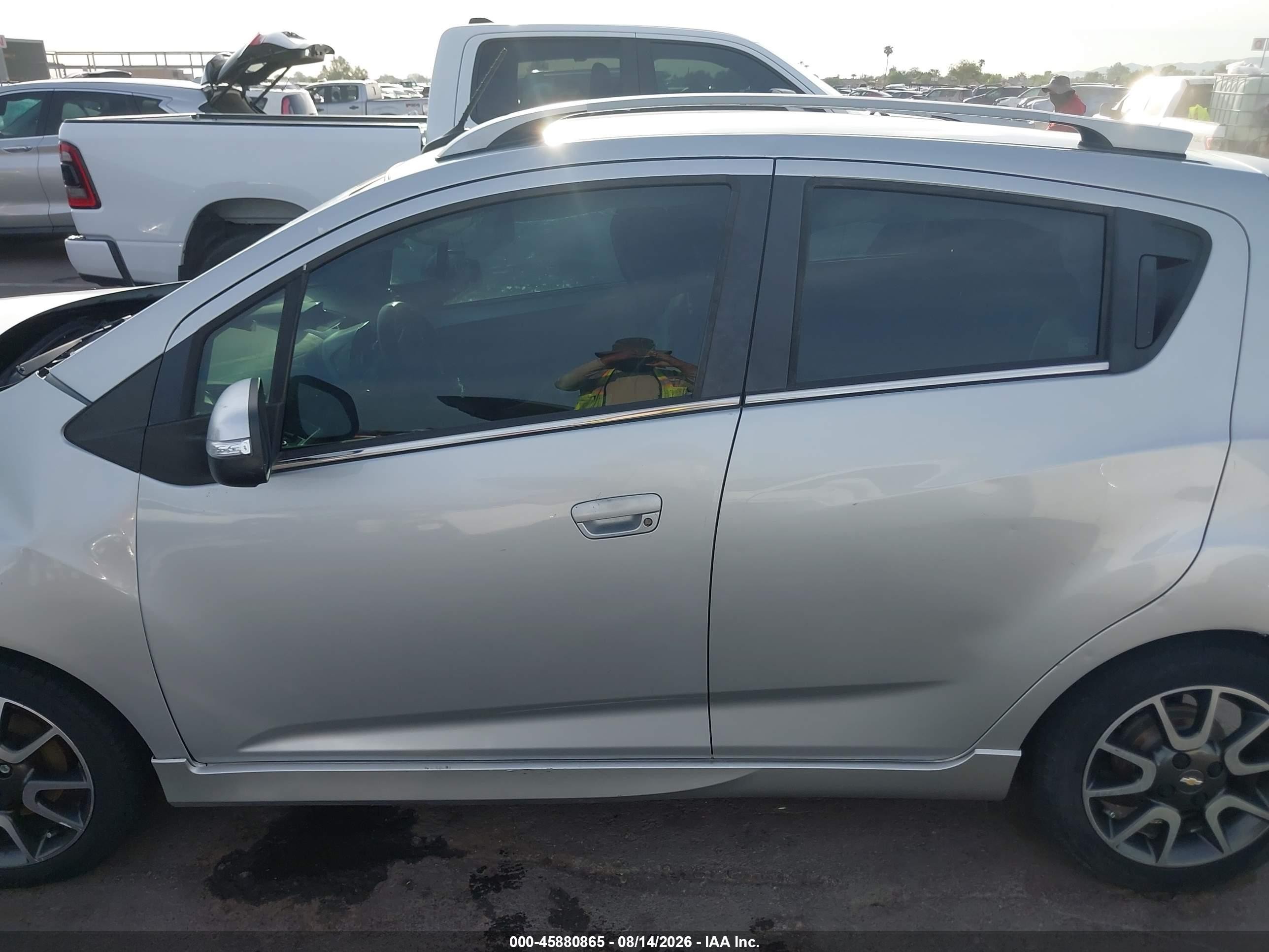 2014 Chevrolet Spark 2lt Auto Silver vin: KL8CF6S90EC423475