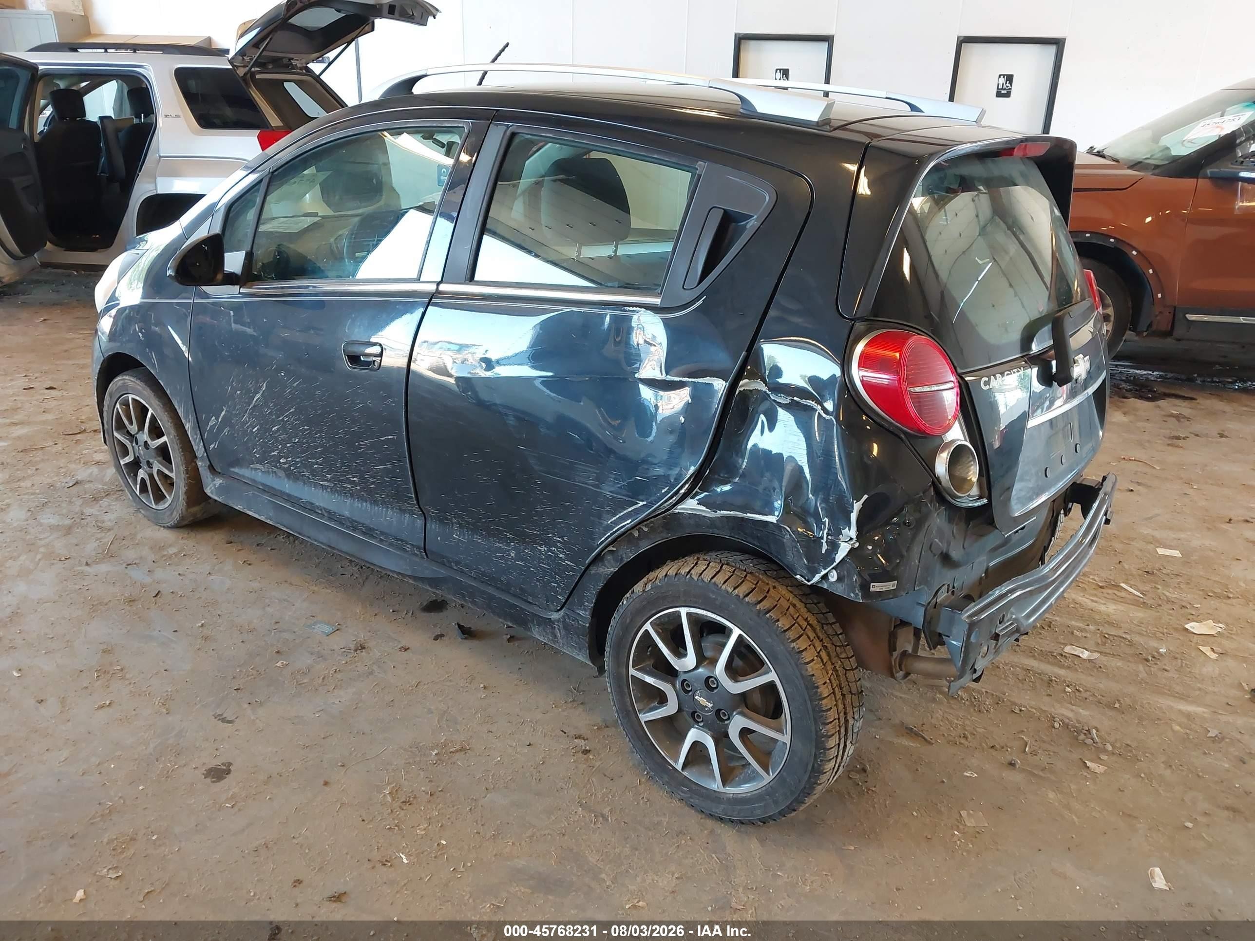 2013 Chevrolet Spark 2lt Auto Black vin: KL8CF6S91DC541131