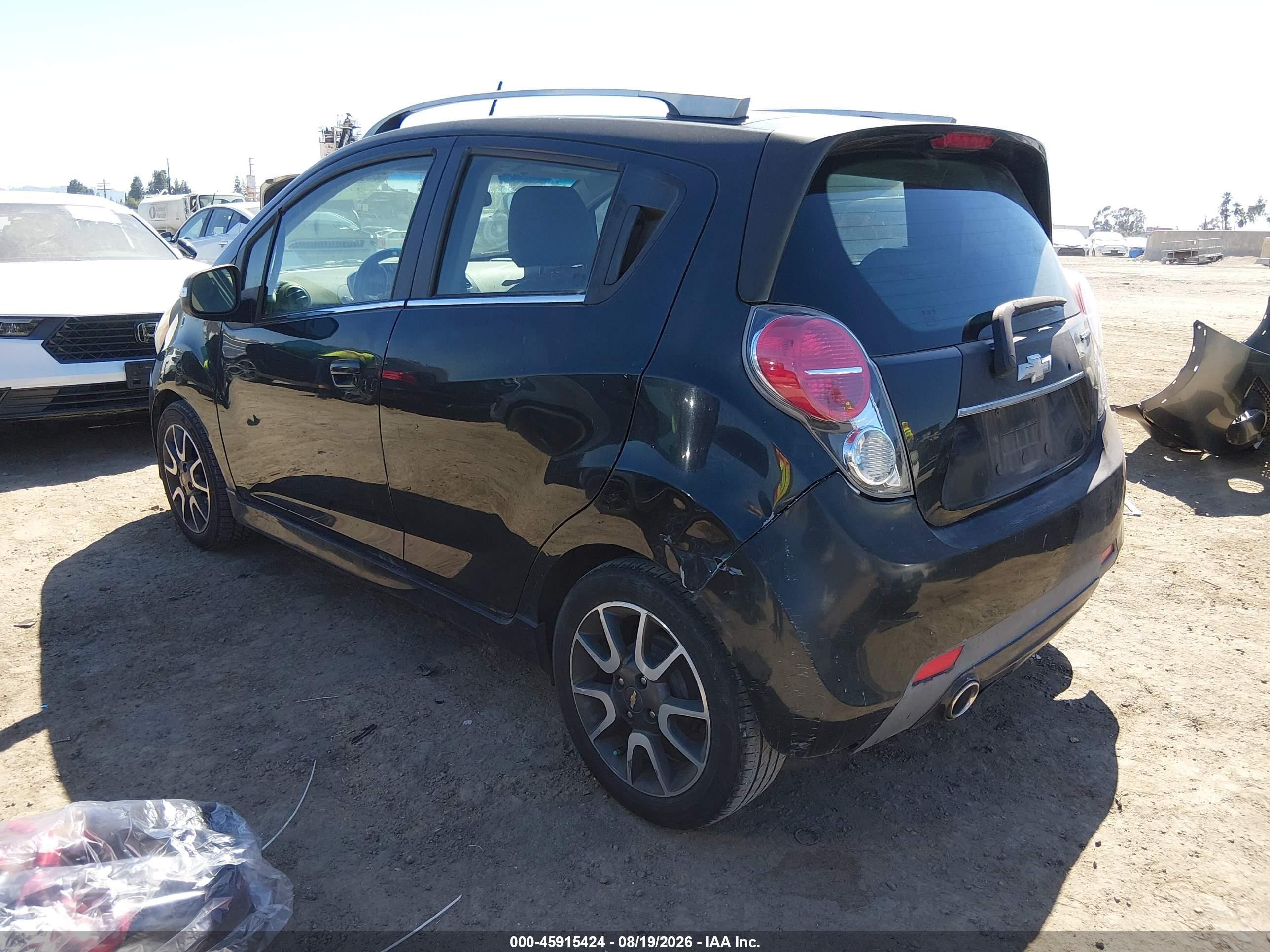 2014 Chevrolet Spark 2lt Auto Black vin: KL8CF6S91EC459661