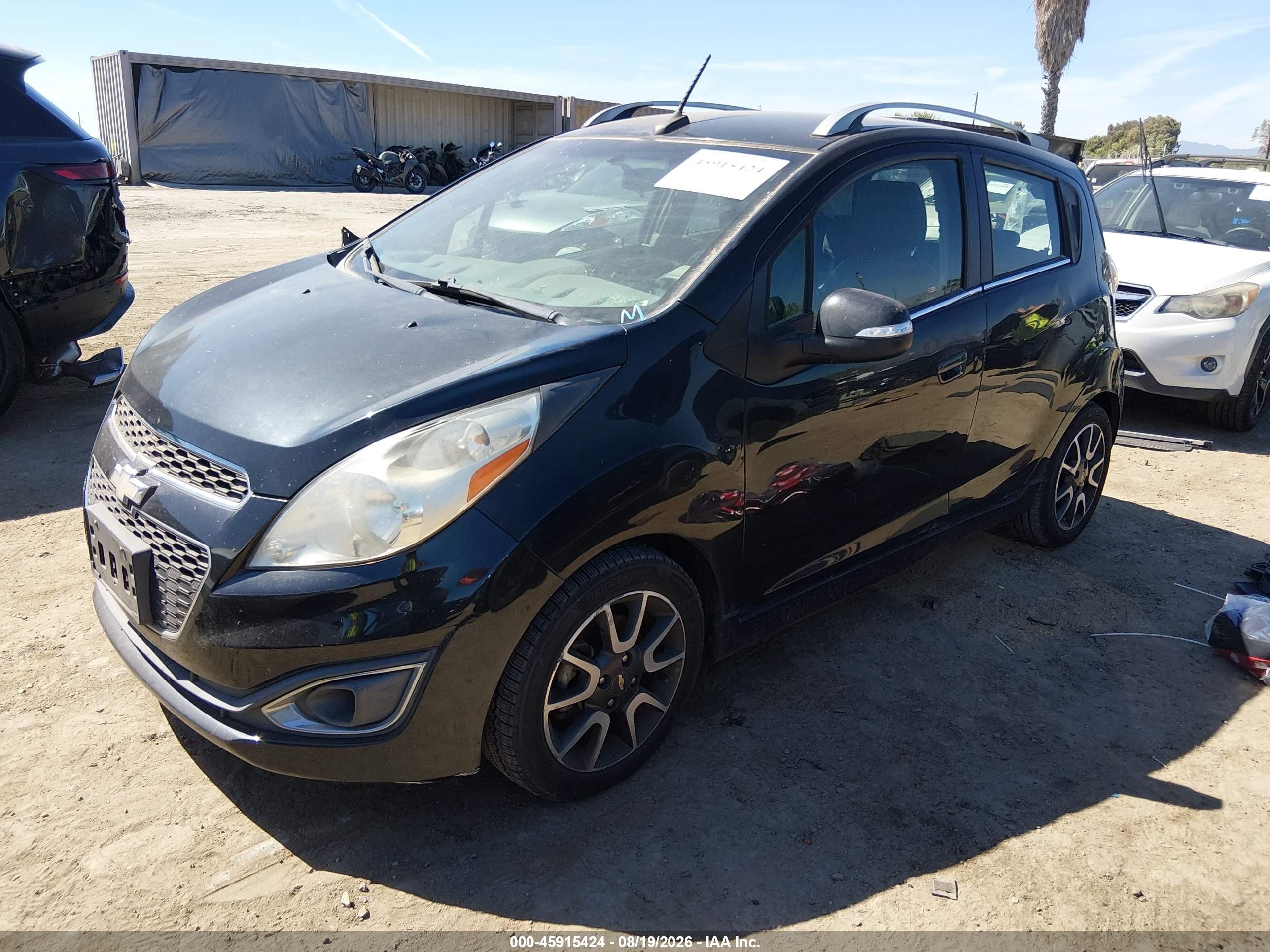2014 Chevrolet Spark 2lt Auto Black vin: KL8CF6S91EC459661