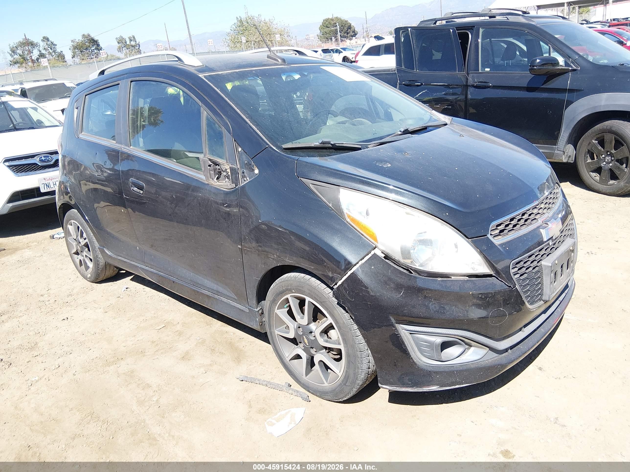 2014 Chevrolet Spark 2lt Auto Black vin: KL8CF6S91EC459661