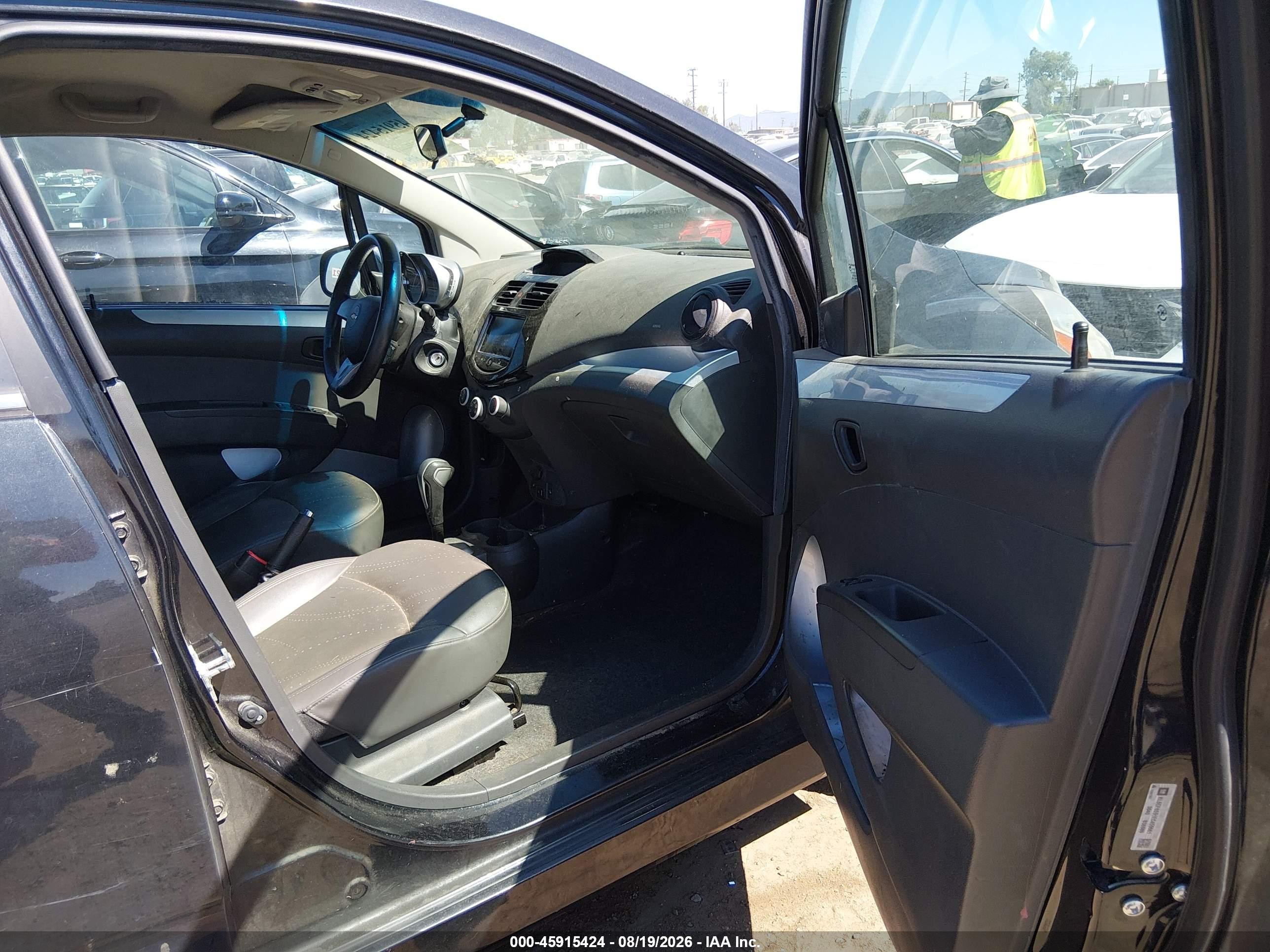 2014 Chevrolet Spark 2lt Auto Black vin: KL8CF6S91EC459661