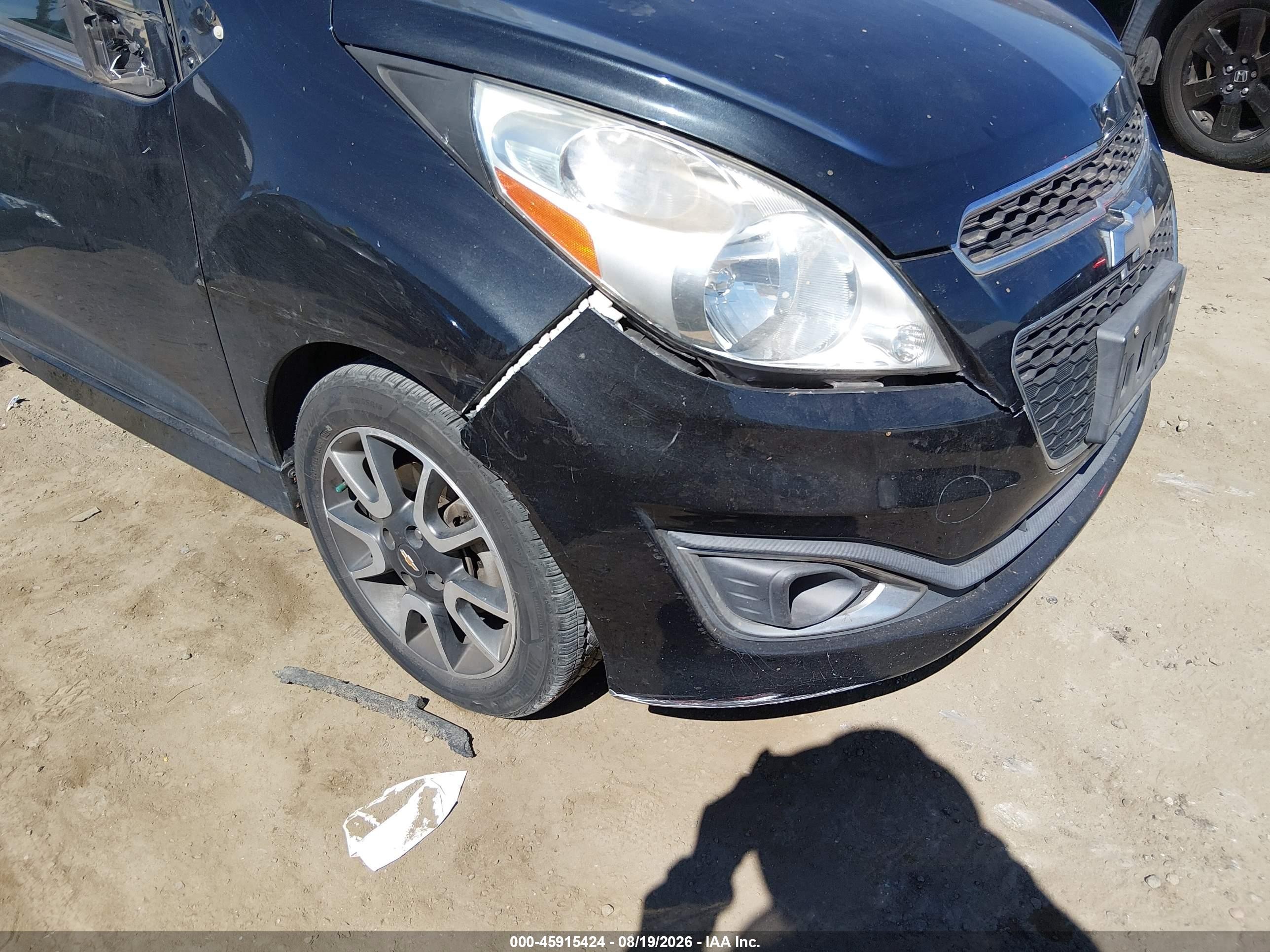 2014 Chevrolet Spark 2lt Auto Black vin: KL8CF6S91EC459661