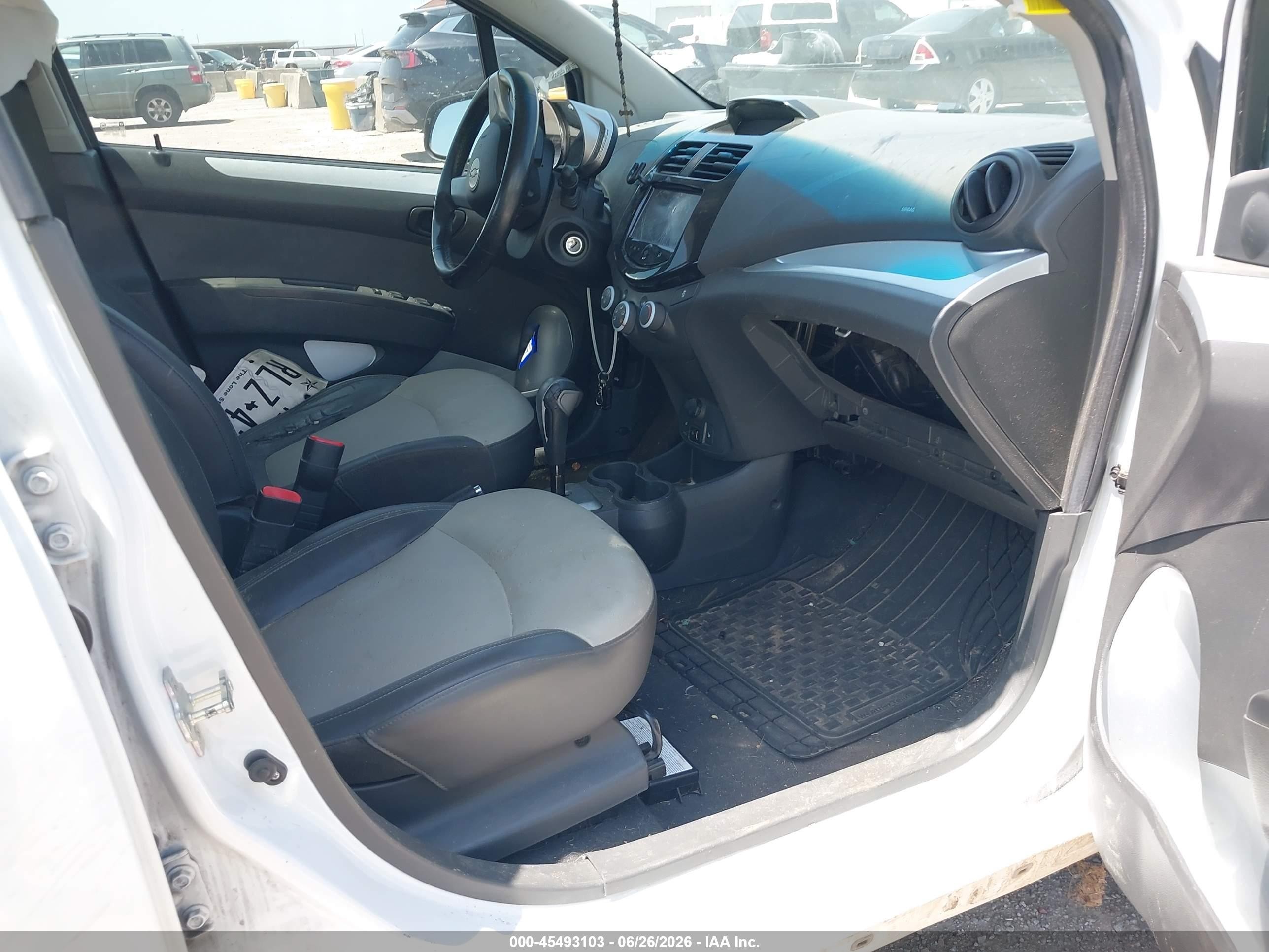 2014 Chevrolet Spark 2lt Auto White vin: KL8CF6S91EC572865