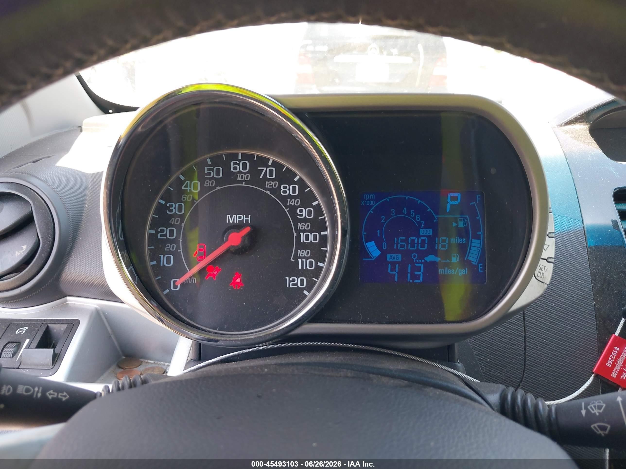 2014 Chevrolet Spark 2lt Auto White vin: KL8CF6S91EC572865