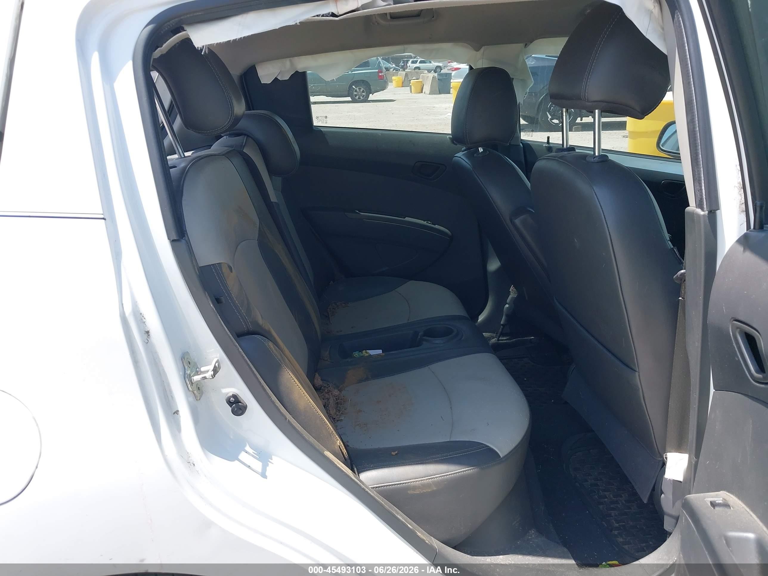 2014 Chevrolet Spark 2lt Auto White vin: KL8CF6S91EC572865