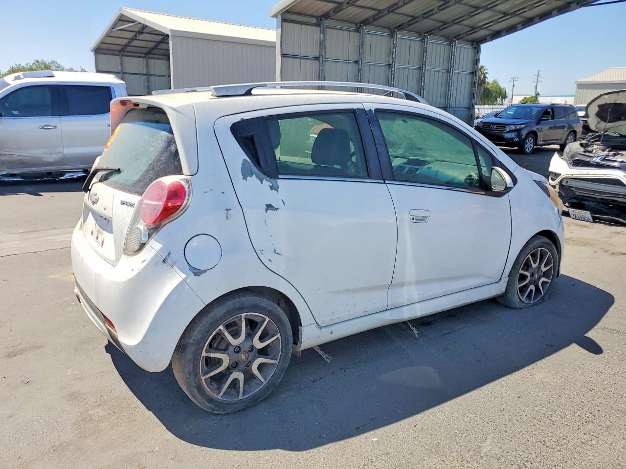 2013 Chevrolet Spark 2lt White vin: KL8CF6S92DC549464