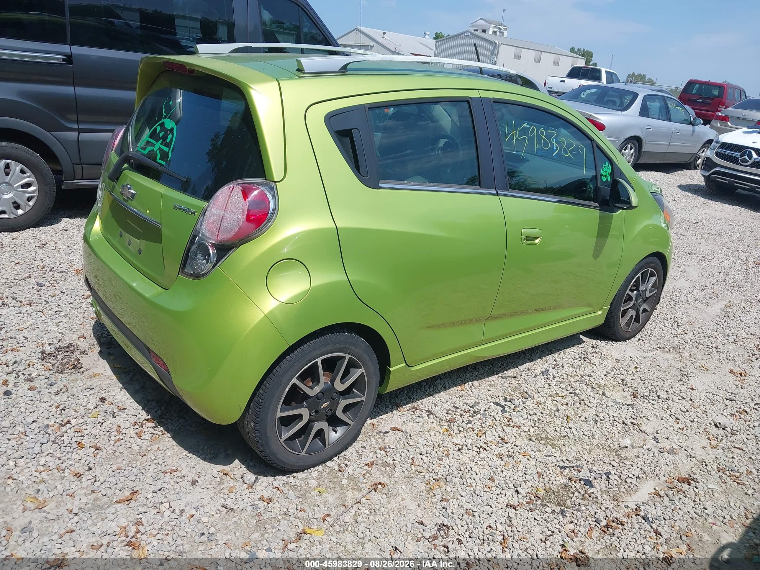 2013 Chevrolet Spark 2lt Auto Green vin: KL8CF6S93DC505425