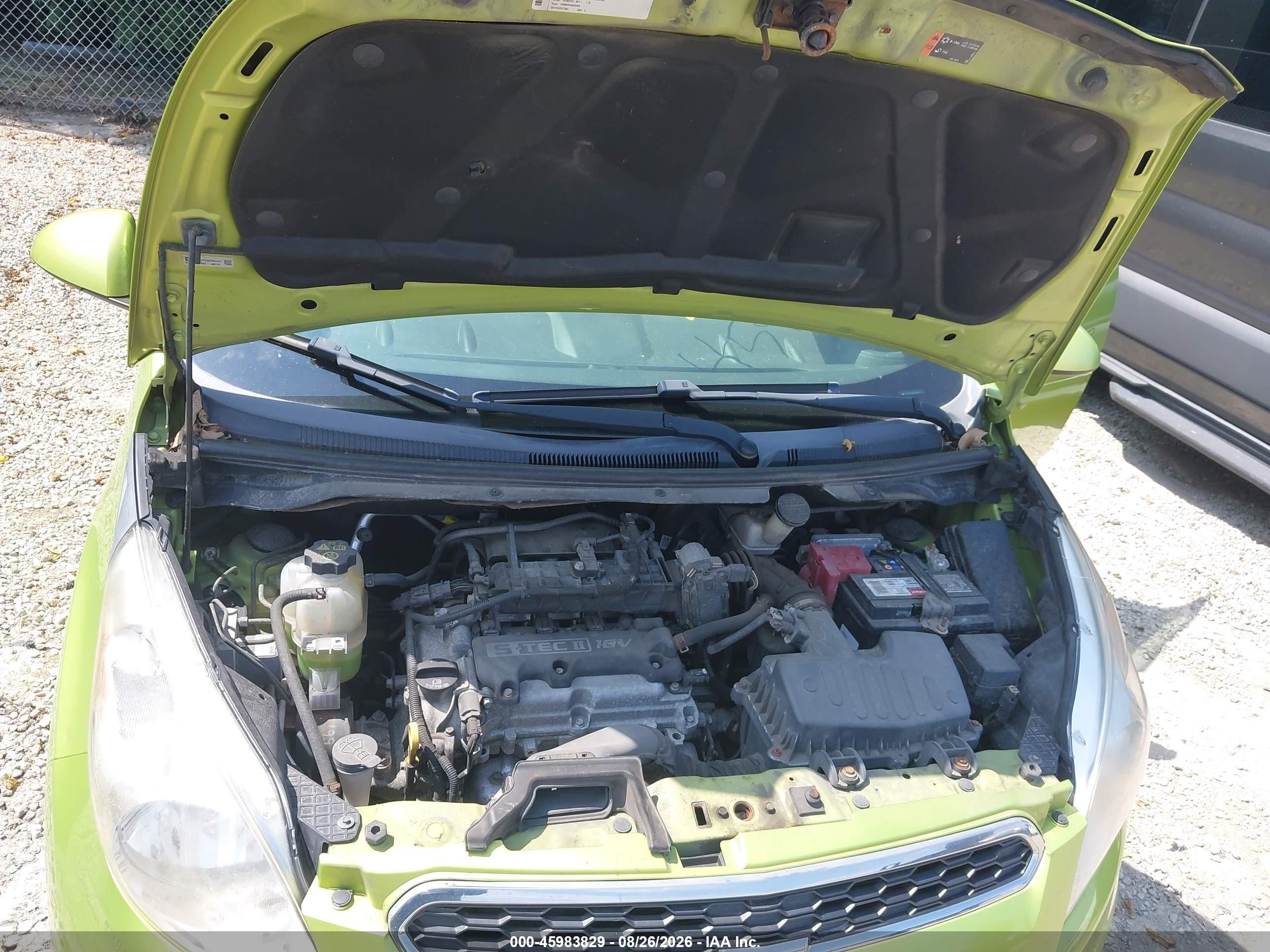 2013 Chevrolet Spark 2lt Auto Green vin: KL8CF6S93DC505425