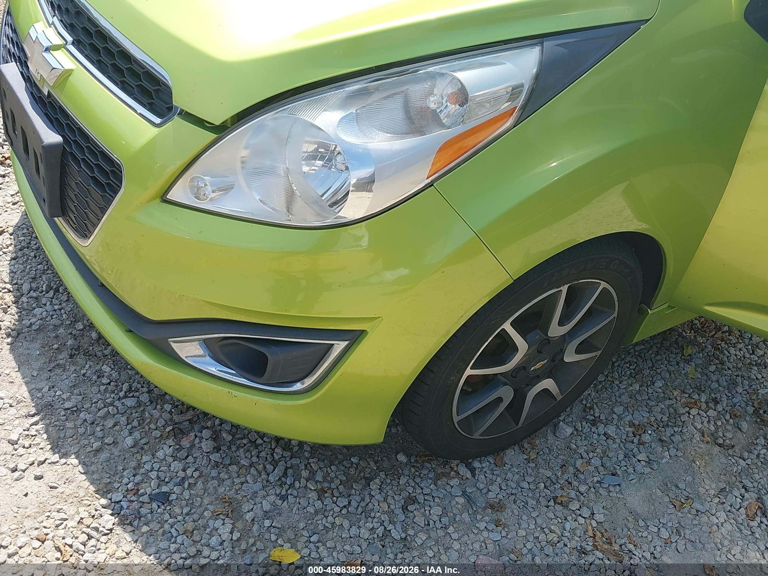 2013 Chevrolet Spark 2lt Auto Green vin: KL8CF6S93DC505425