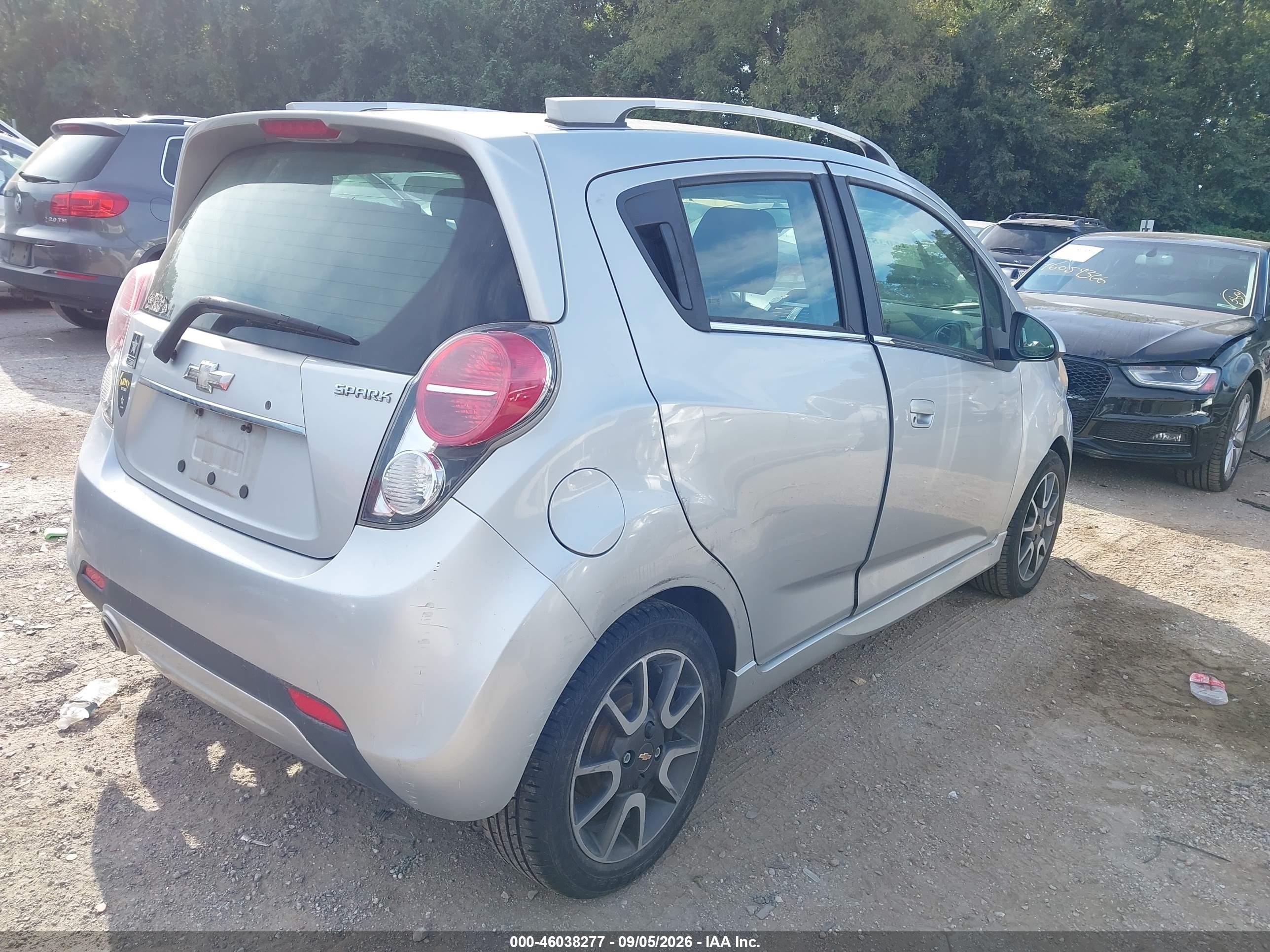 2013 Chevrolet Spark 2lt Auto Silver vin: KL8CF6S94DC517857