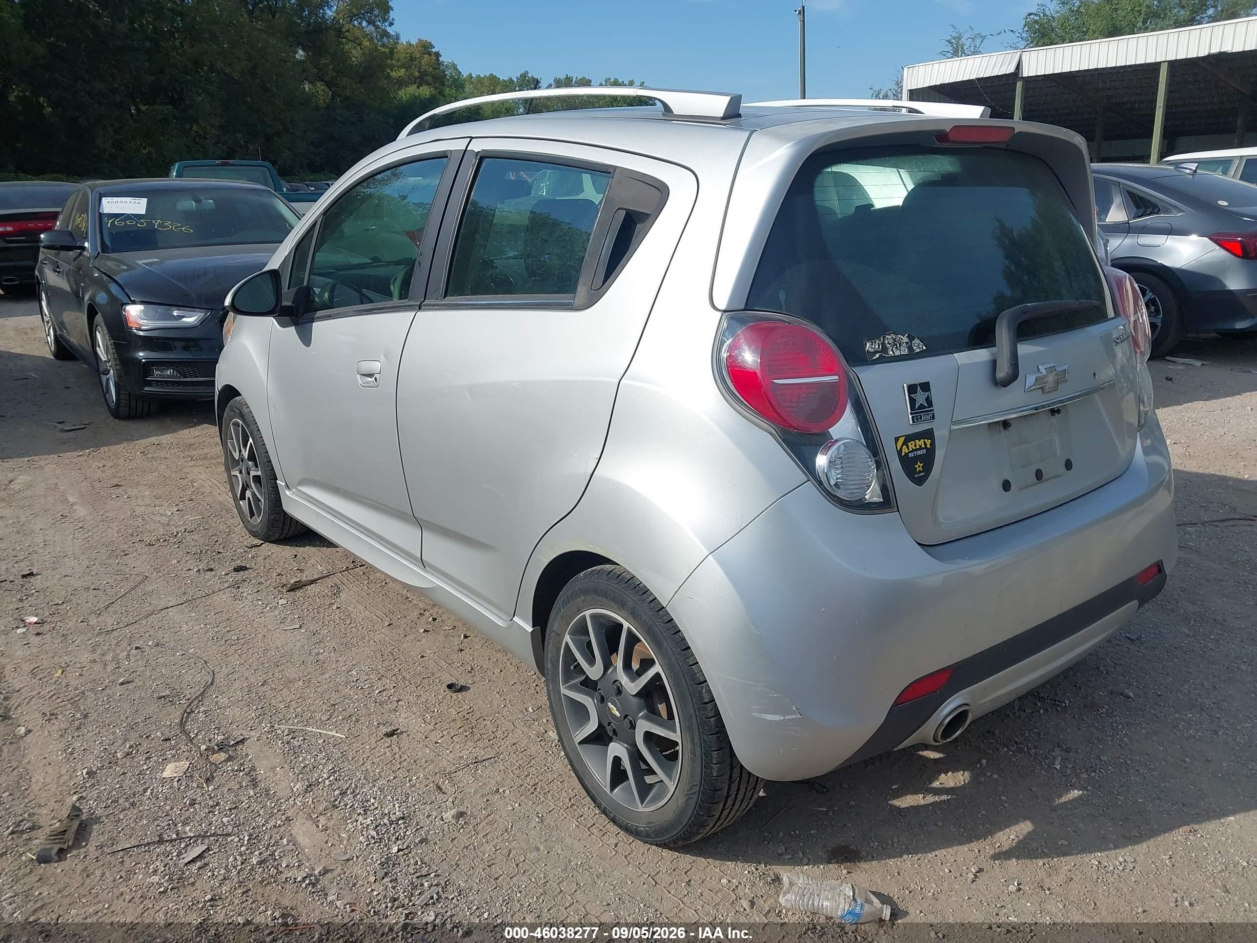 2013 Chevrolet Spark 2lt Auto Silver vin: KL8CF6S94DC517857