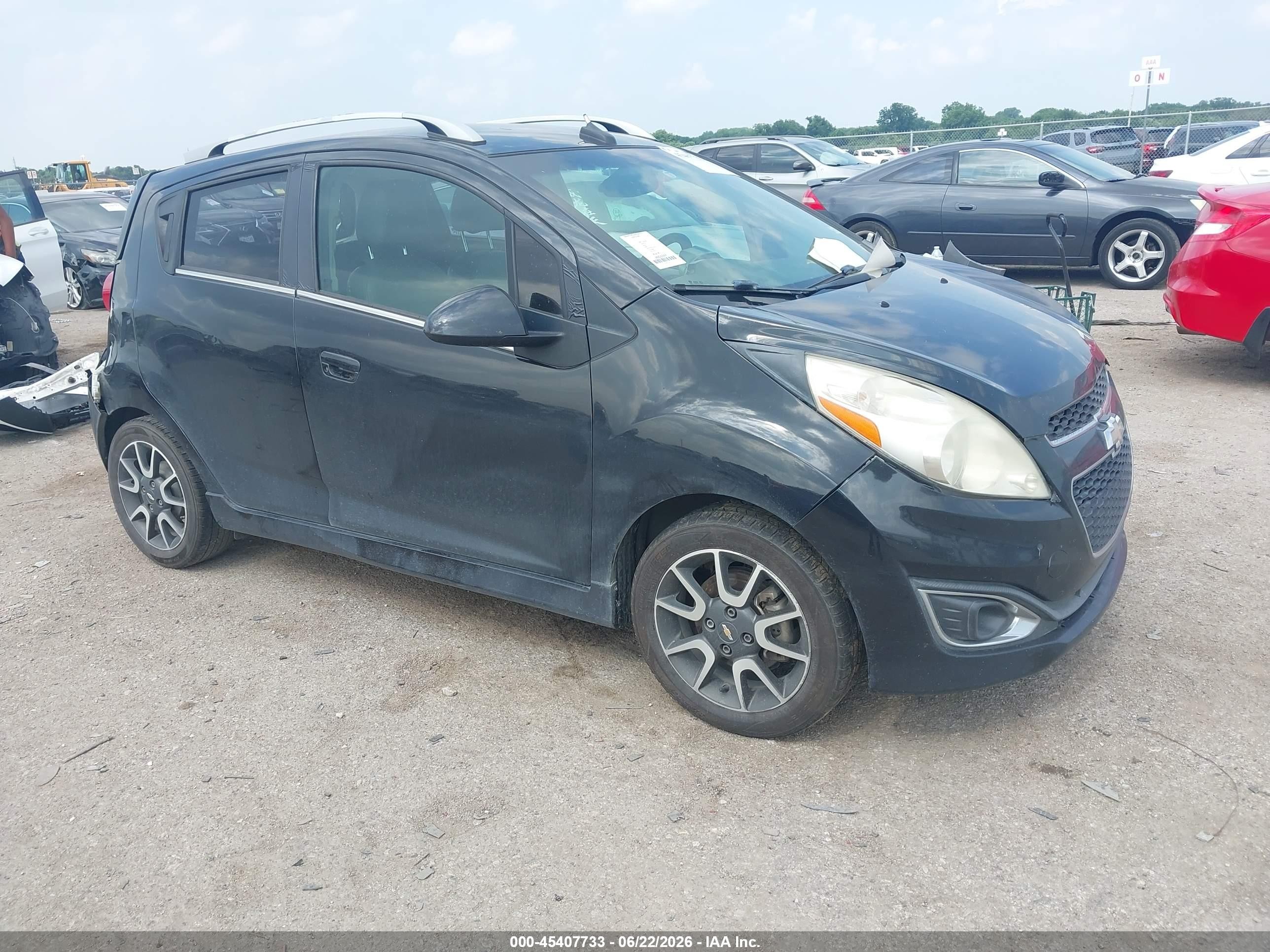 2013 Chevrolet Spark 2lt Auto Gray vin: KL8CF6S95DC512845