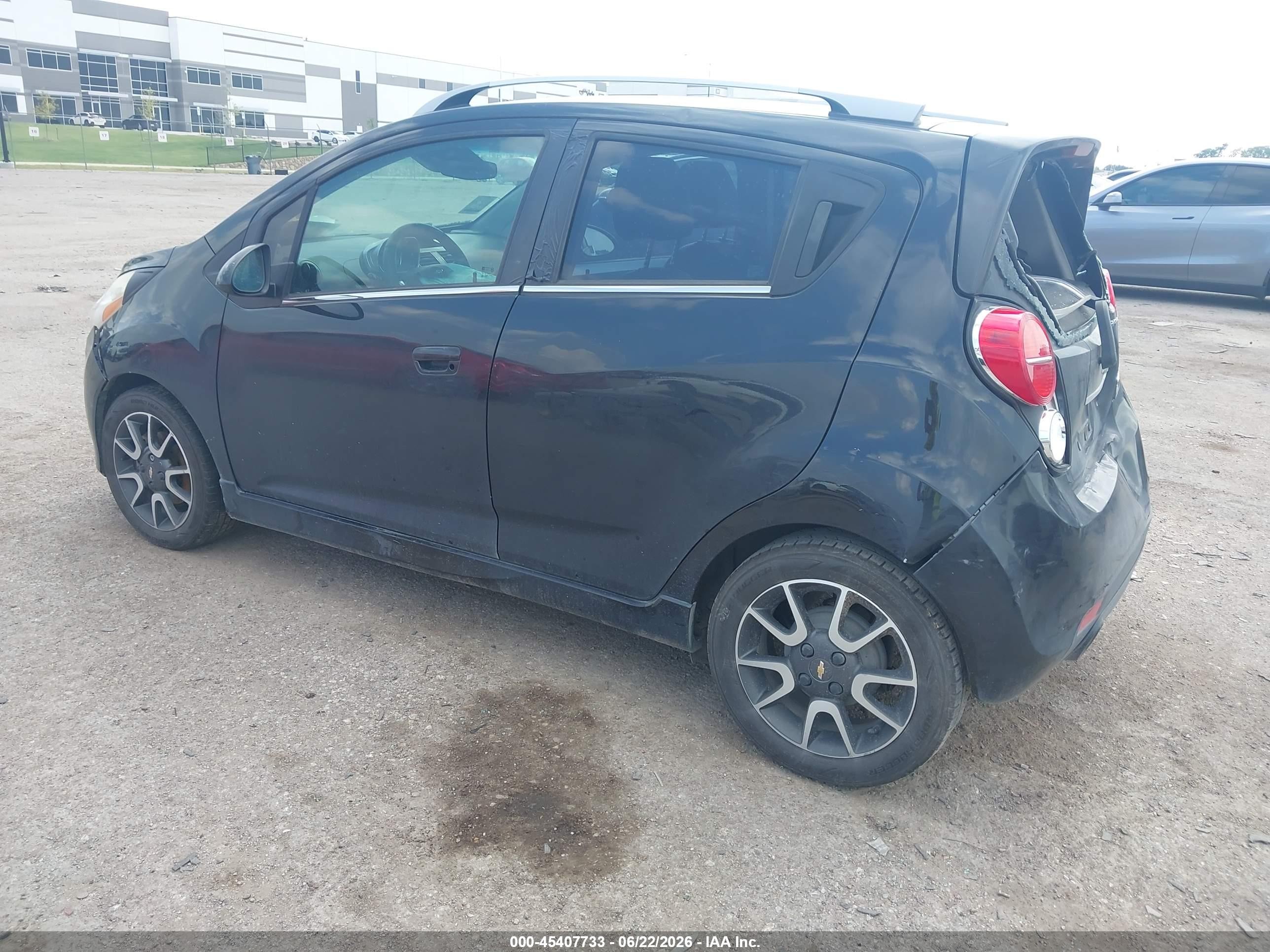 2013 Chevrolet Spark 2lt Auto Gray vin: KL8CF6S95DC512845