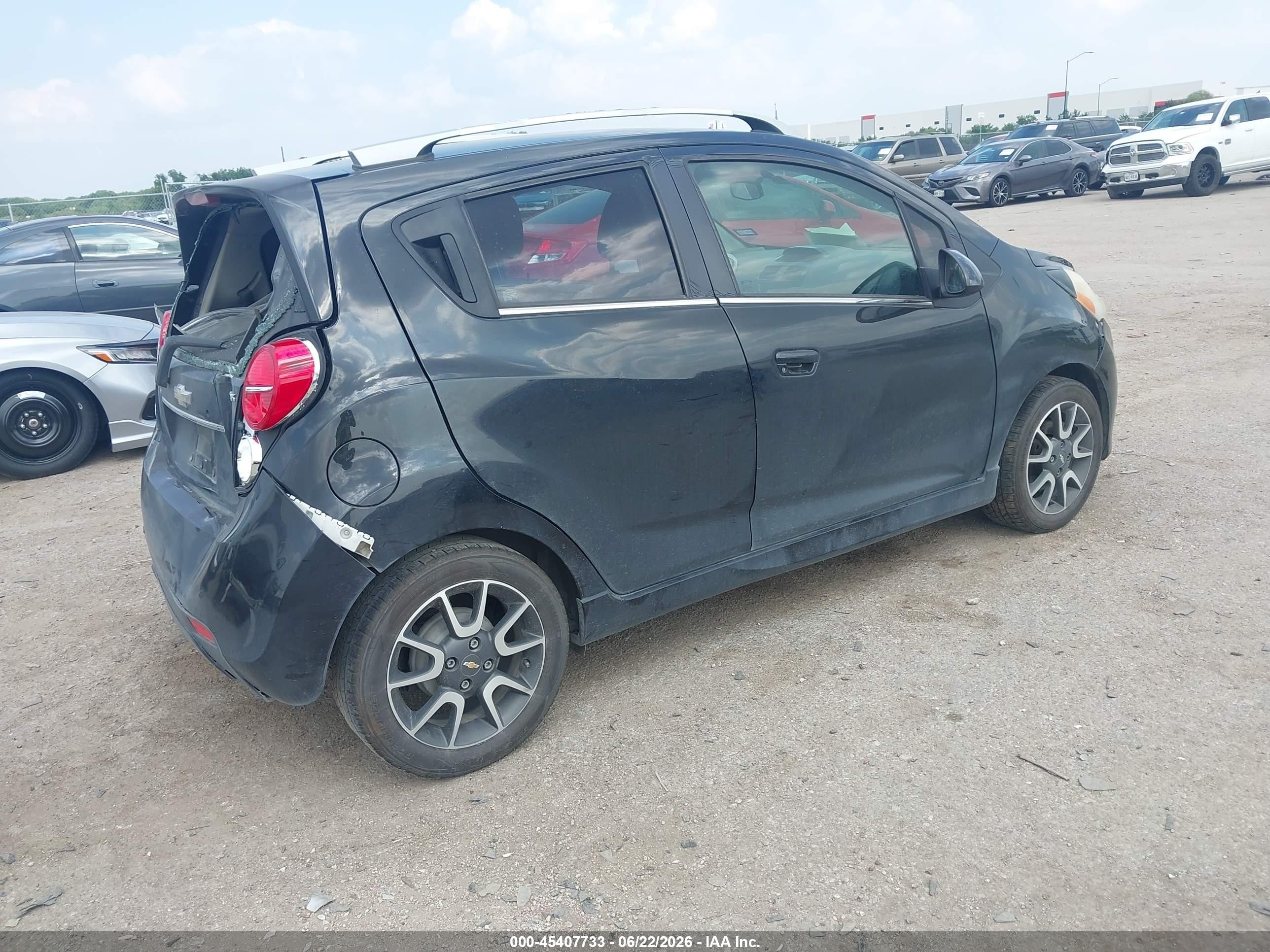 2013 Chevrolet Spark 2lt Auto Gray vin: KL8CF6S95DC512845