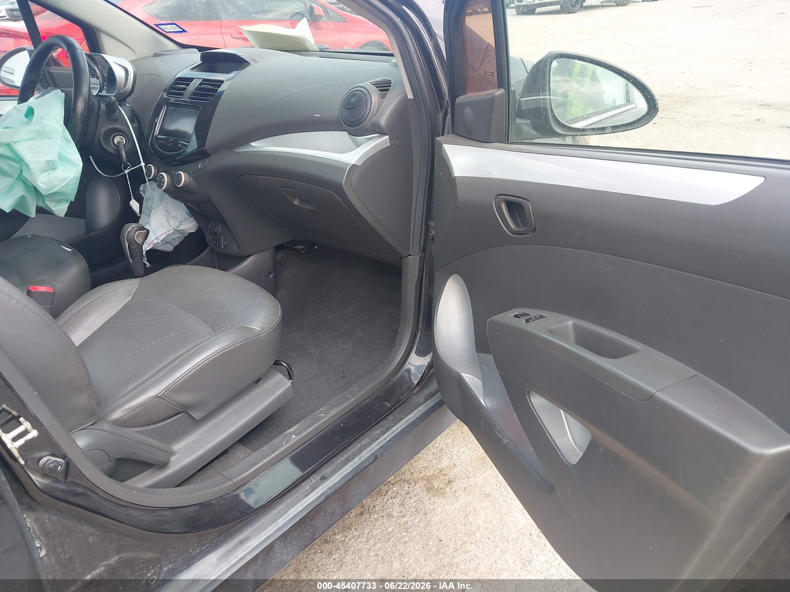2013 Chevrolet Spark 2lt Auto Gray vin: KL8CF6S95DC512845