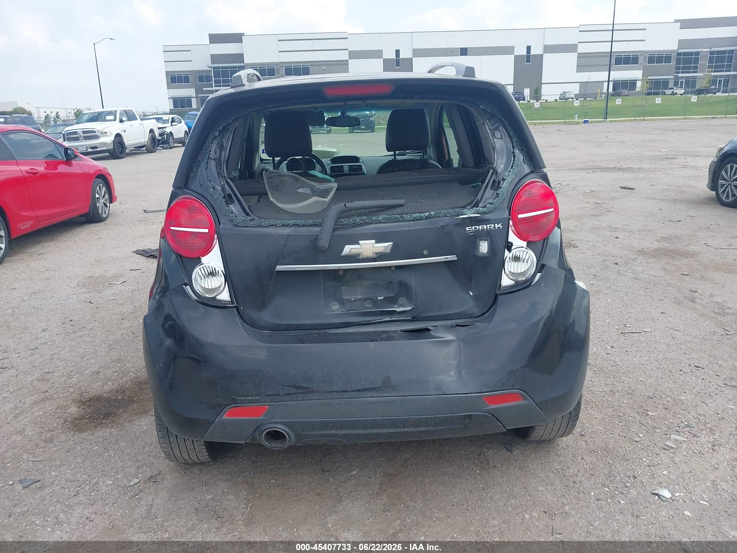 2013 Chevrolet Spark 2lt Auto Gray vin: KL8CF6S95DC512845