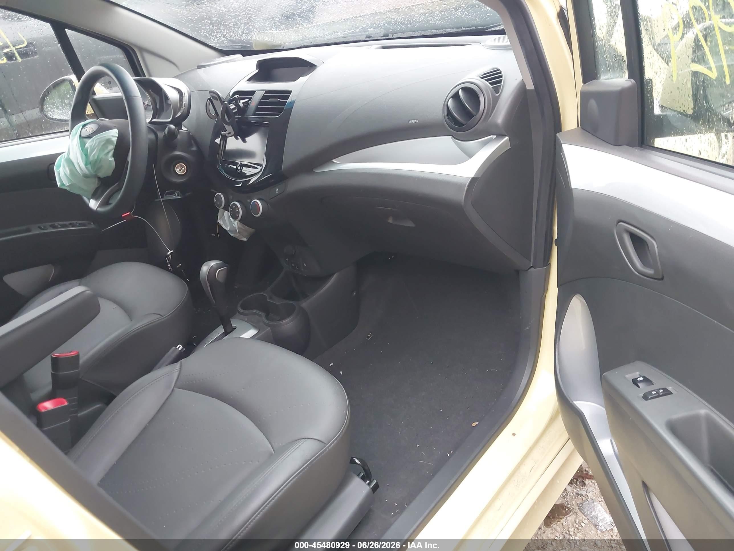 2013 Chevrolet Spark 2lt Auto Yellow vin: KL8CF6S95DC536854