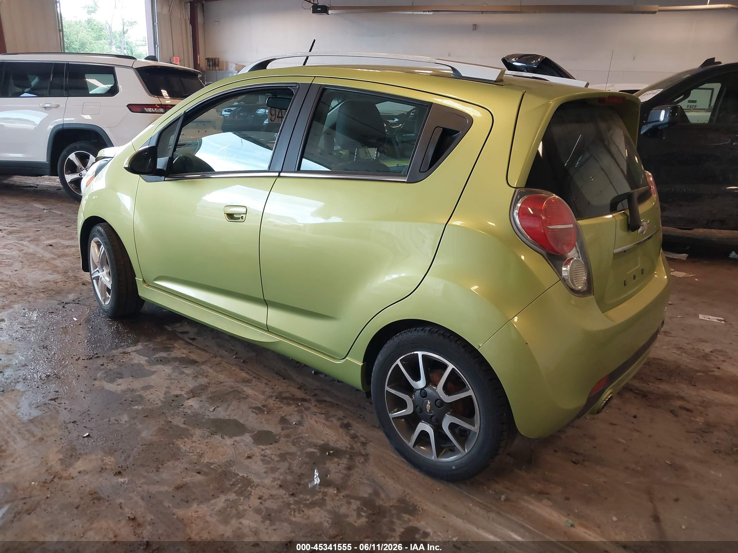 2013 Chevrolet Spark 2lt Auto Green vin: KL8CF6S95DC574519